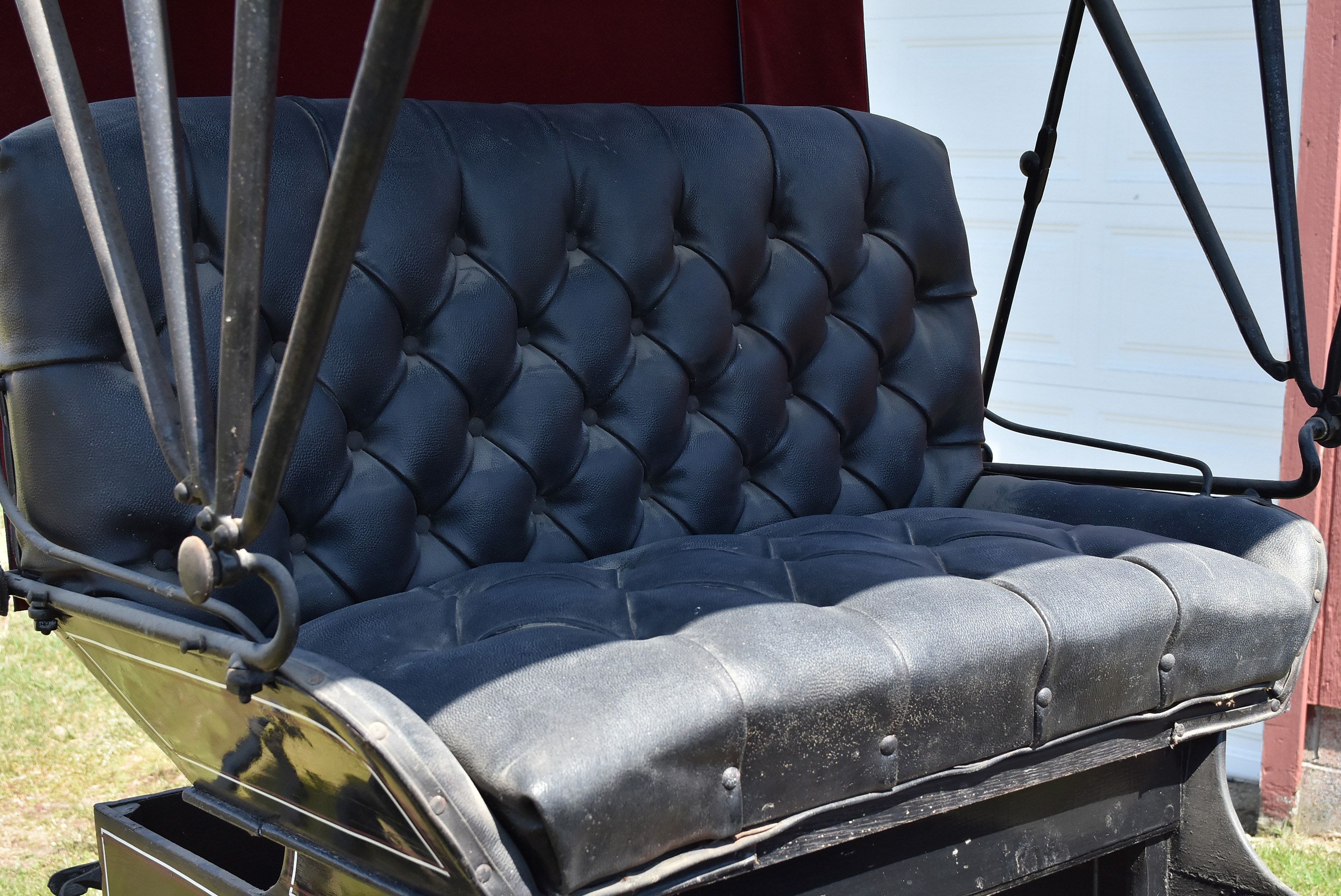 Antique Horse-Drawn Runabout Buggy by Peters Buggy Co. of Columbus, Ohio