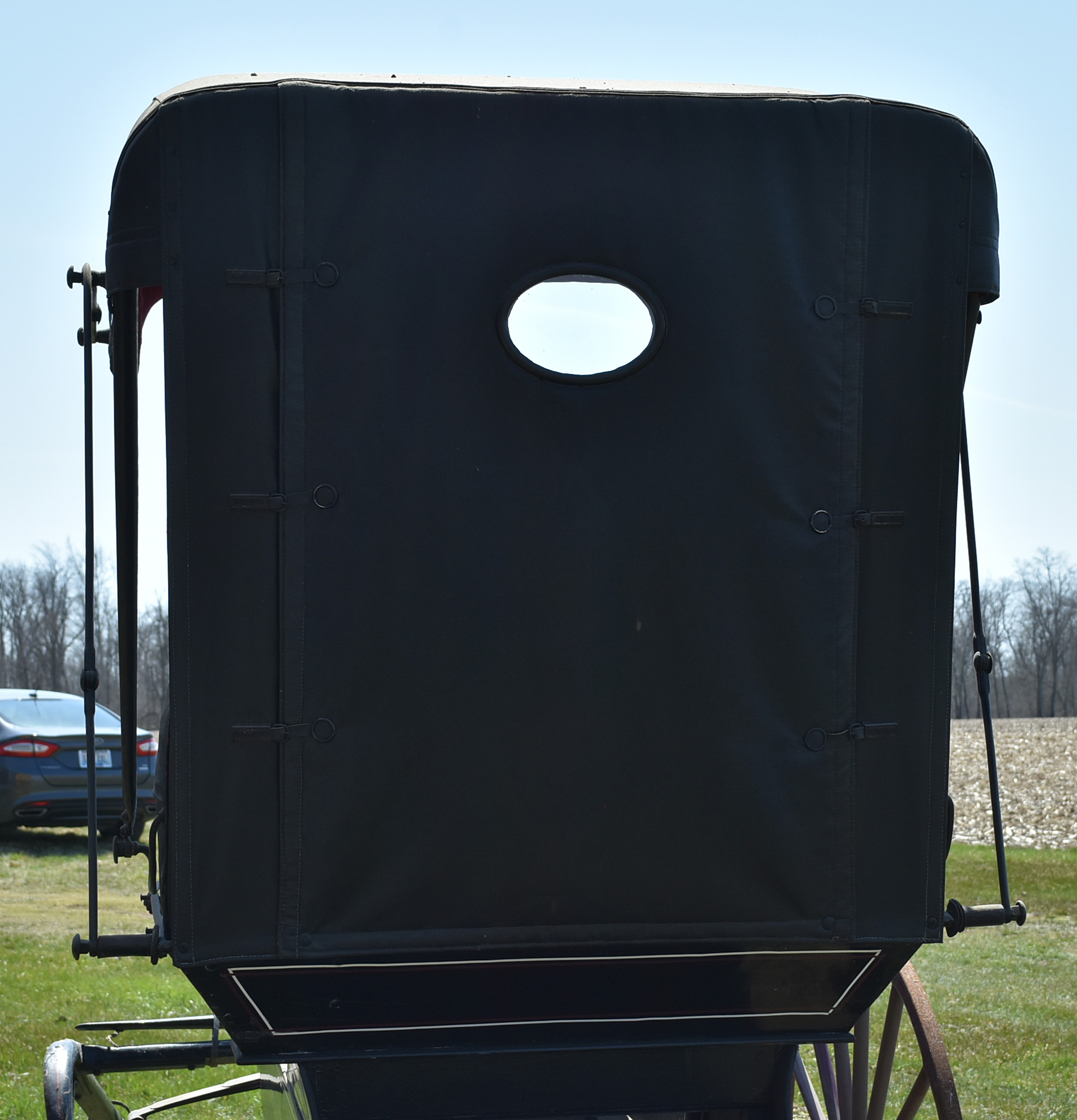 Antique Horse-Drawn Runabout Buggy by Peters Buggy Co. of Columbus, Ohio