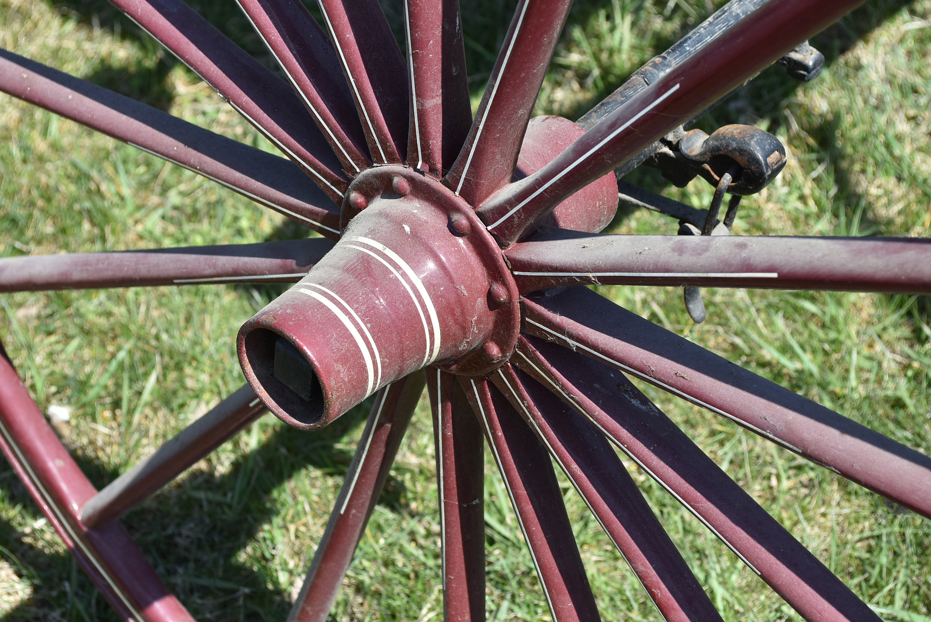 Antique Horse-Drawn Runabout Buggy by Peters Buggy Co. of Columbus, Ohio