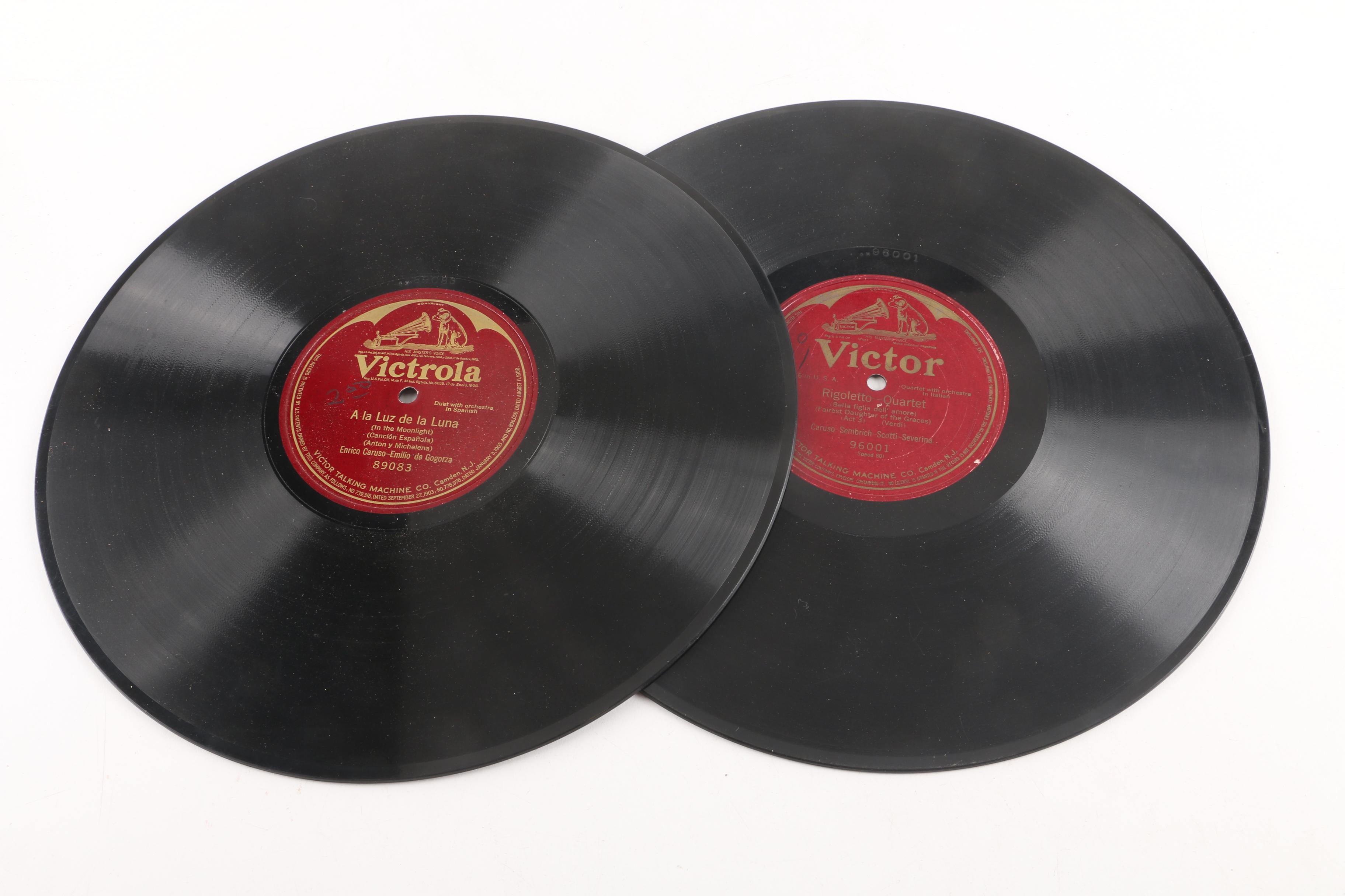 Victrola Albums Featuring Orchestras in Italian and Spanish