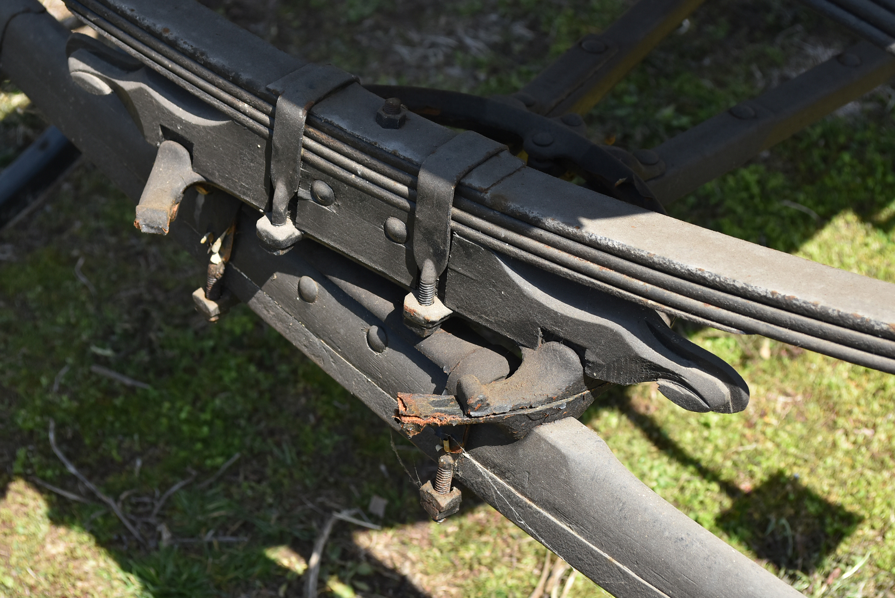 Antique Horse-Drawn Two-Seater Buggy with Dietz Lanterns