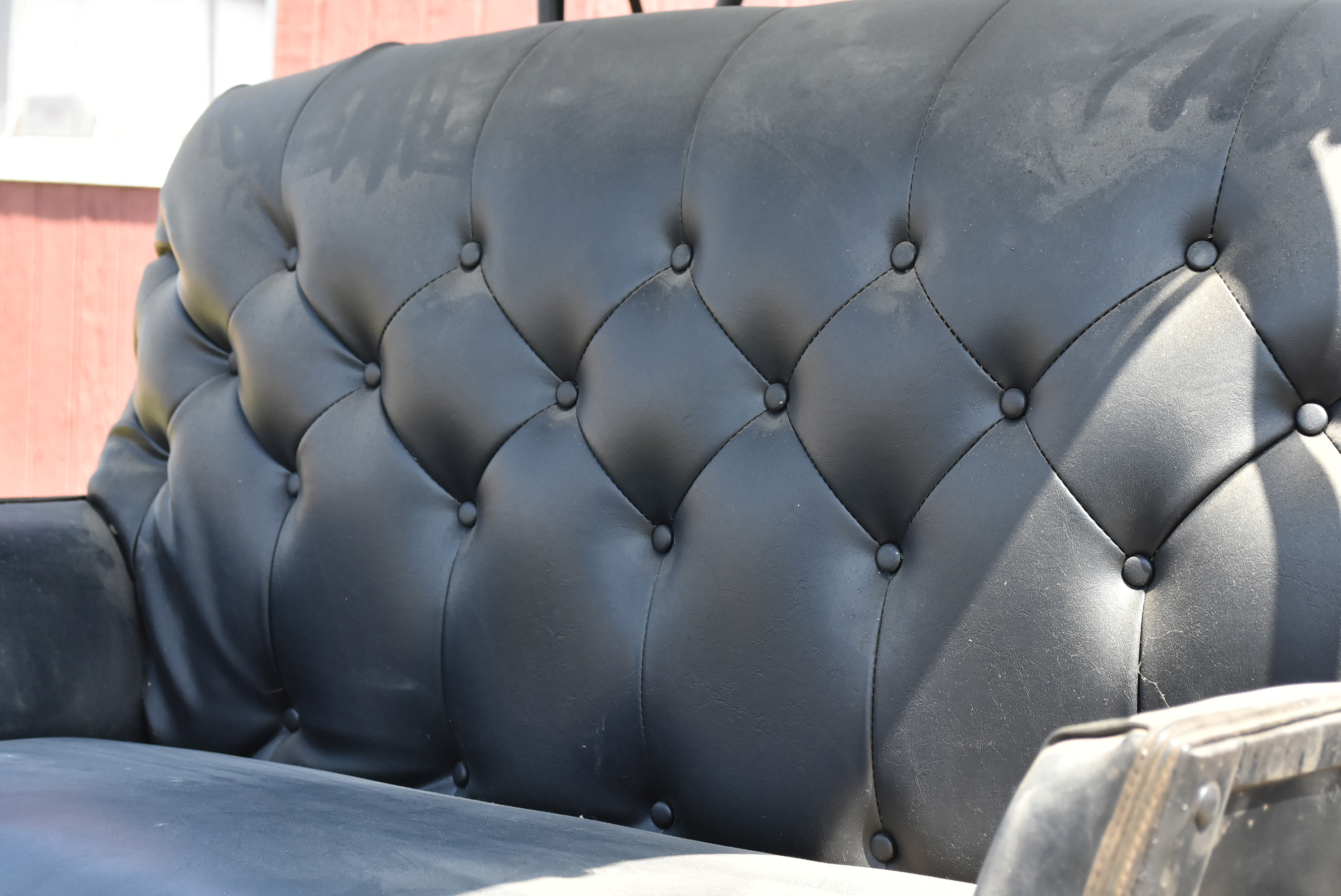 Antique Horse-Drawn Two-Seater Buggy with Dietz Lanterns