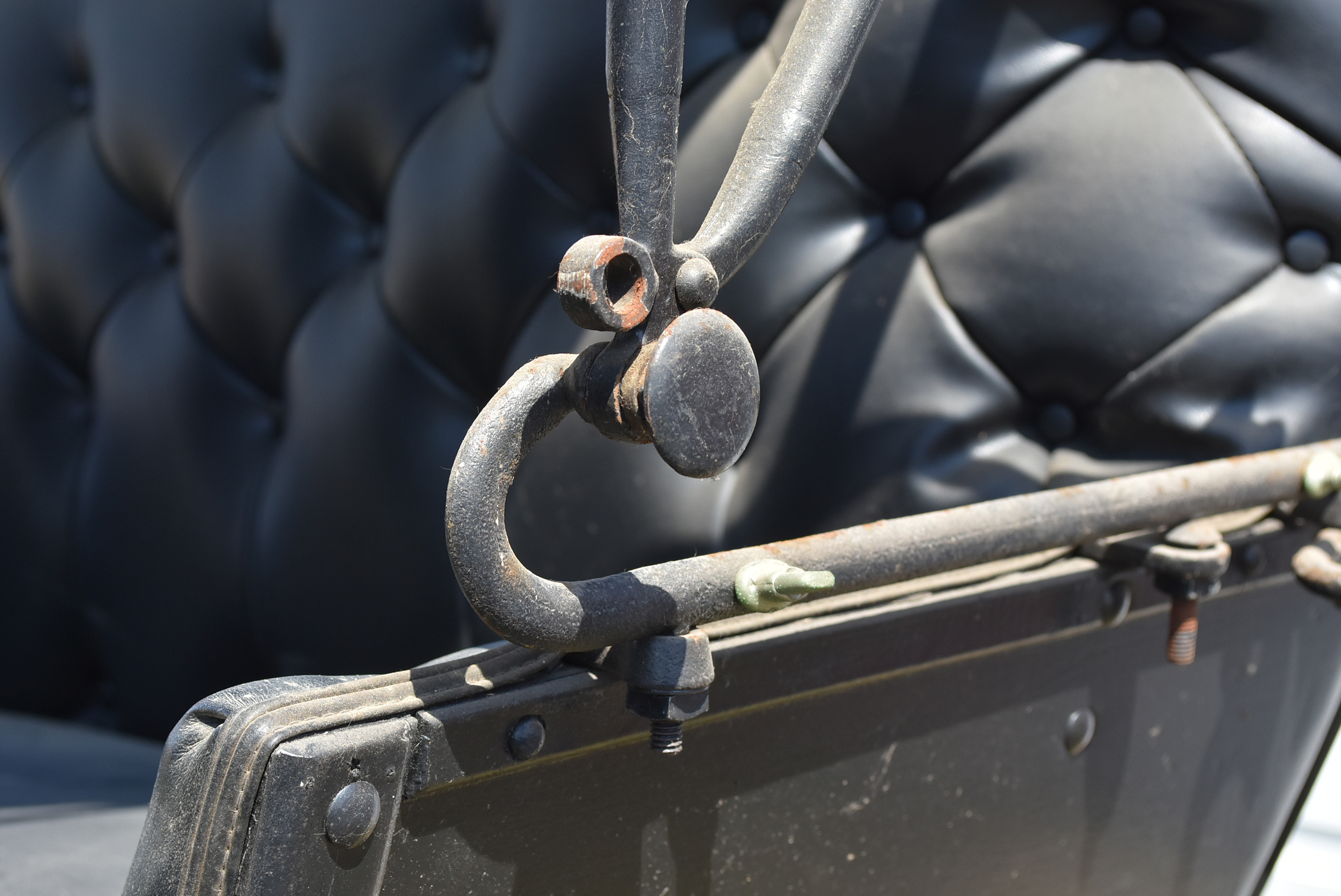 Antique Horse-Drawn Two-Seater Buggy with Dietz Lanterns