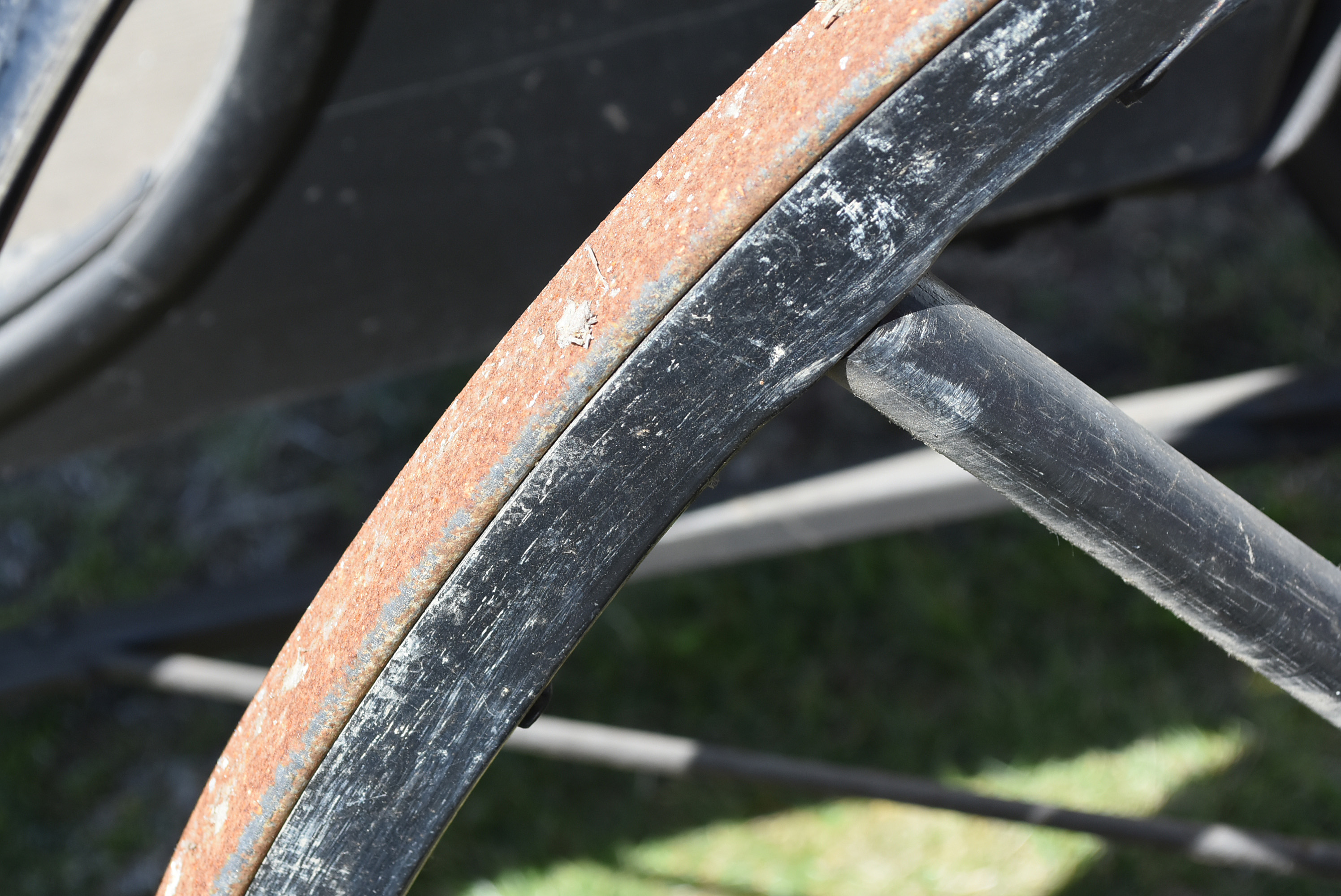 Antique Horse-Drawn Two-Seater Buggy with Dietz Lanterns