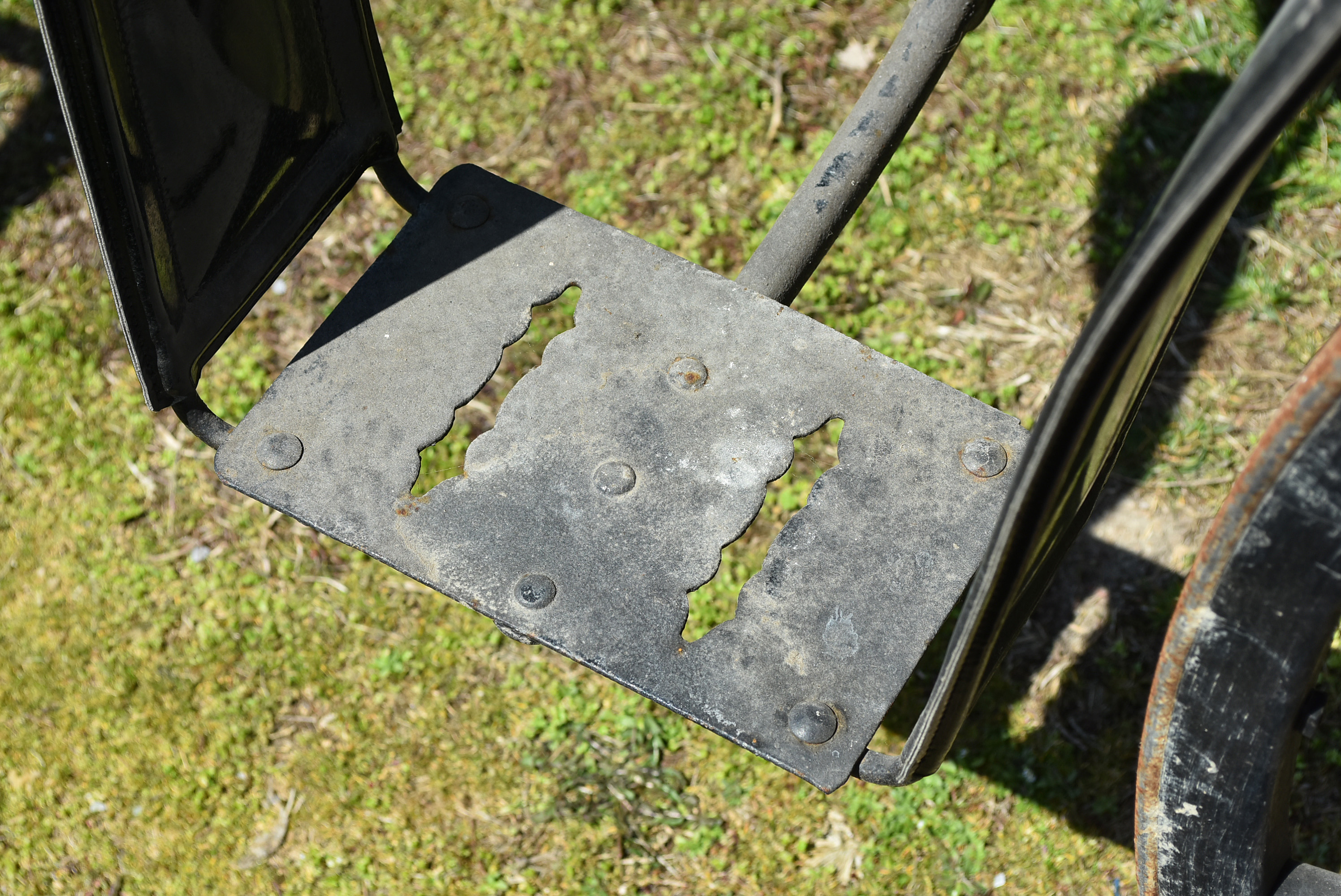 Antique Horse-Drawn Two-Seater Buggy with Dietz Lanterns