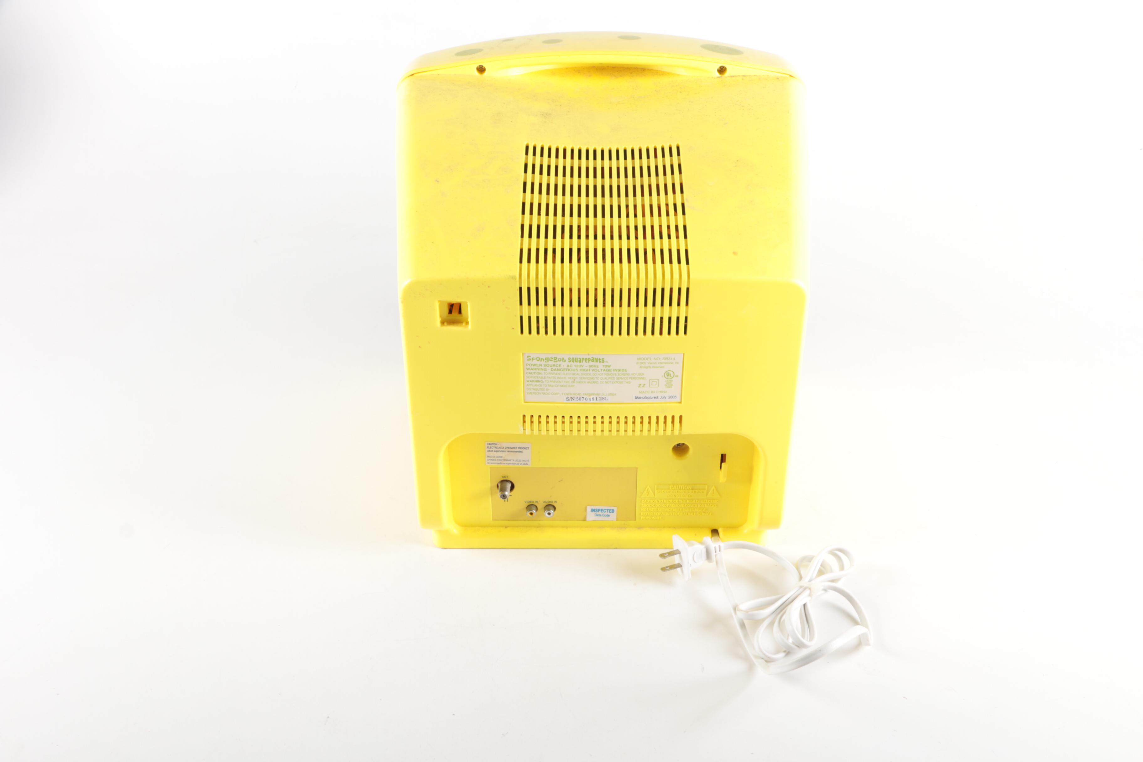 Emerson 13" "Spongebob Squarepants" Television and DVD Player