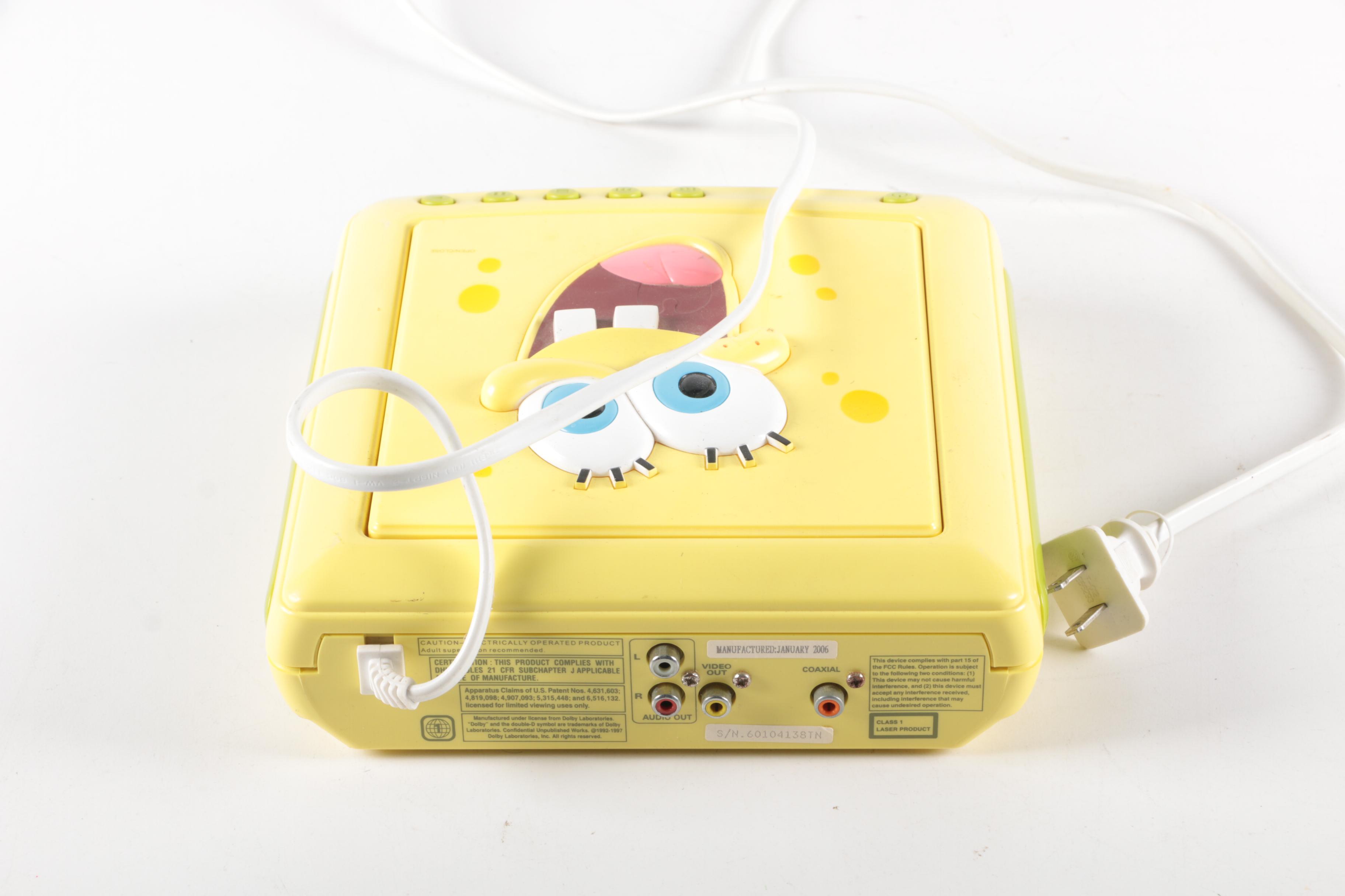 Emerson 13" "Spongebob Squarepants" Television and DVD Player