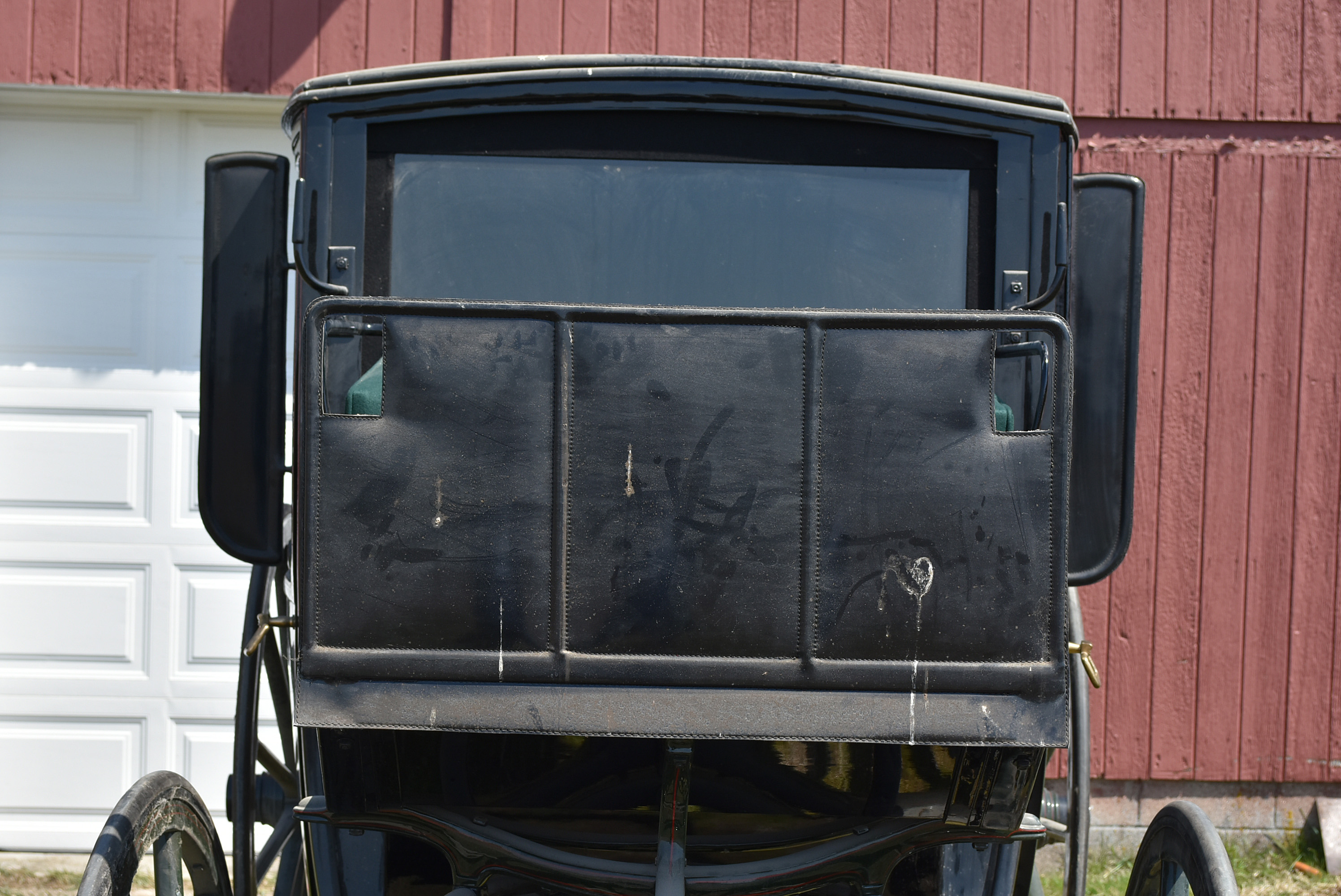Antique Horse-Drawn Brougham Style Carriage by Hincks & Johnson of Bridgeport