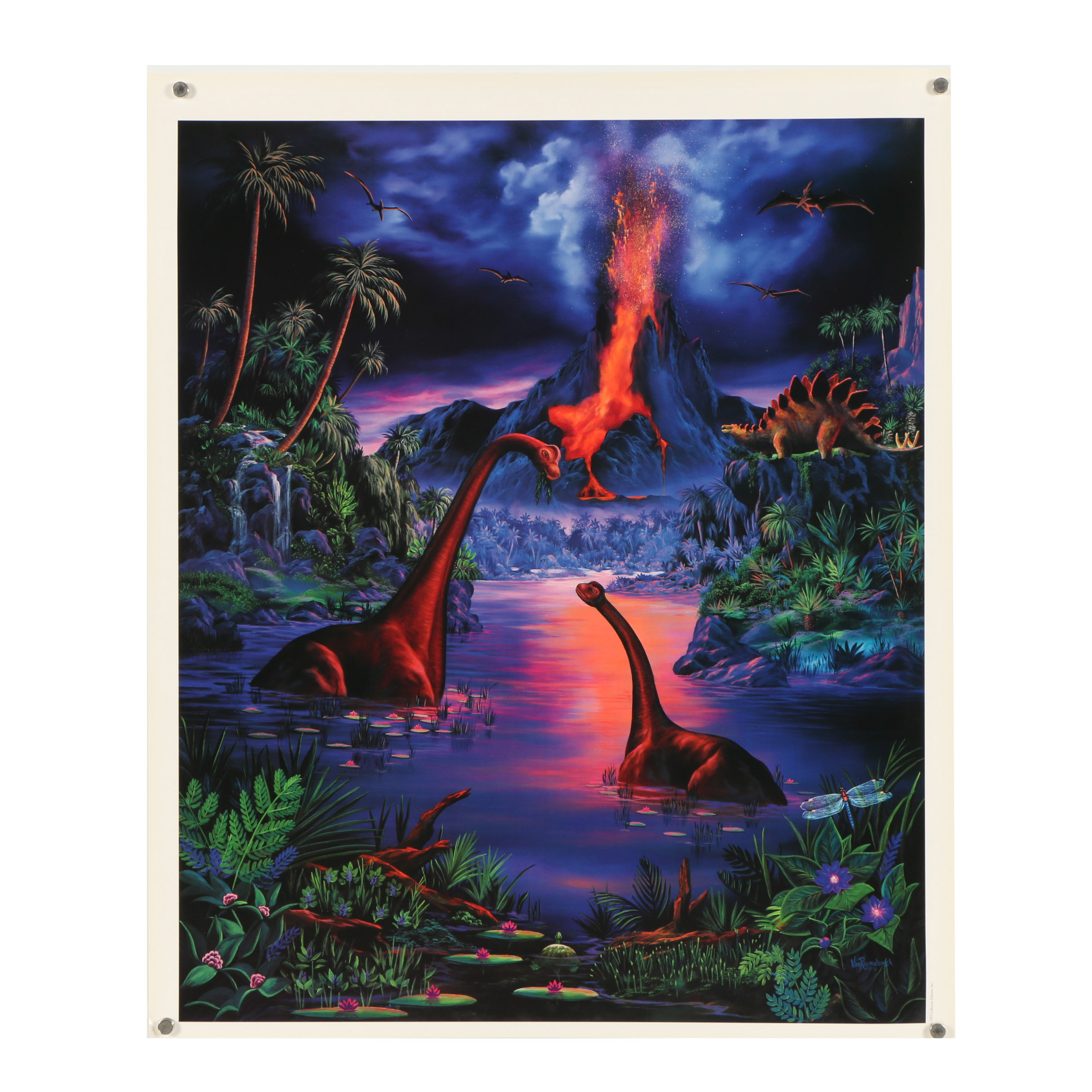 Offset Lithograph After Eric Van Raemdonck "Living Legends"