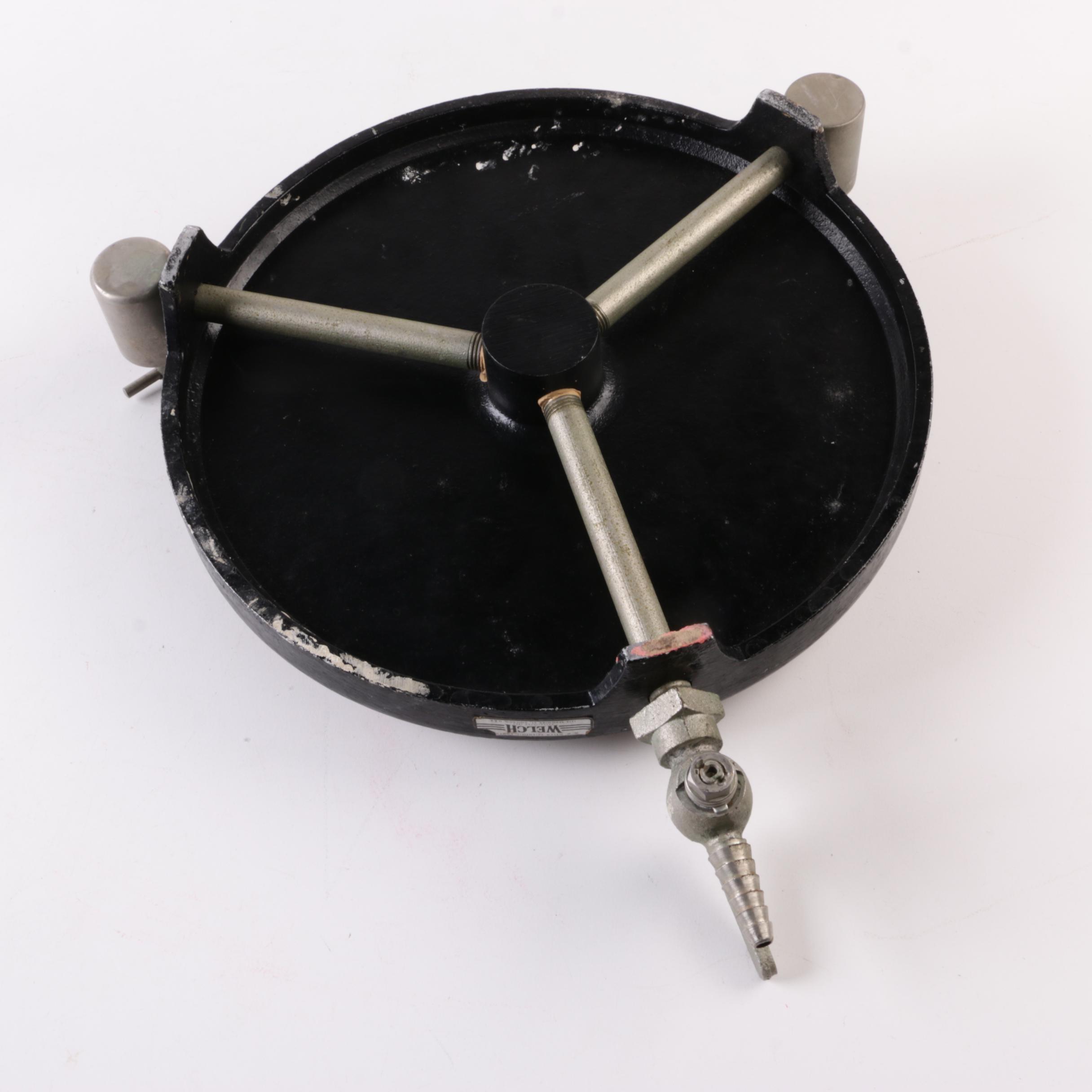 Vintage Welch Scientific Glass Bell Jar Laboratory Vacuum