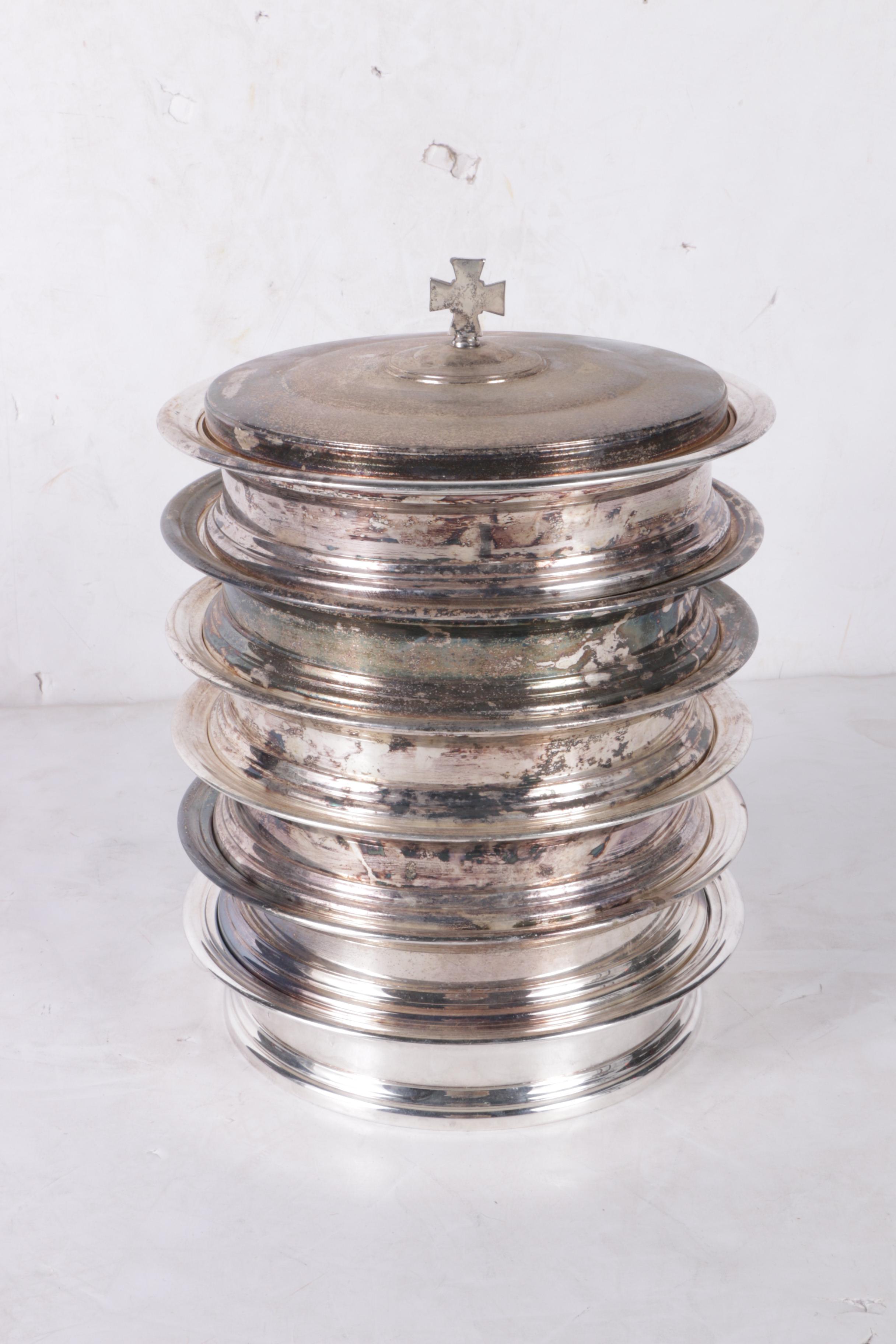 Wilcox Silver Plate Co. Communion Cup, Trays, and More