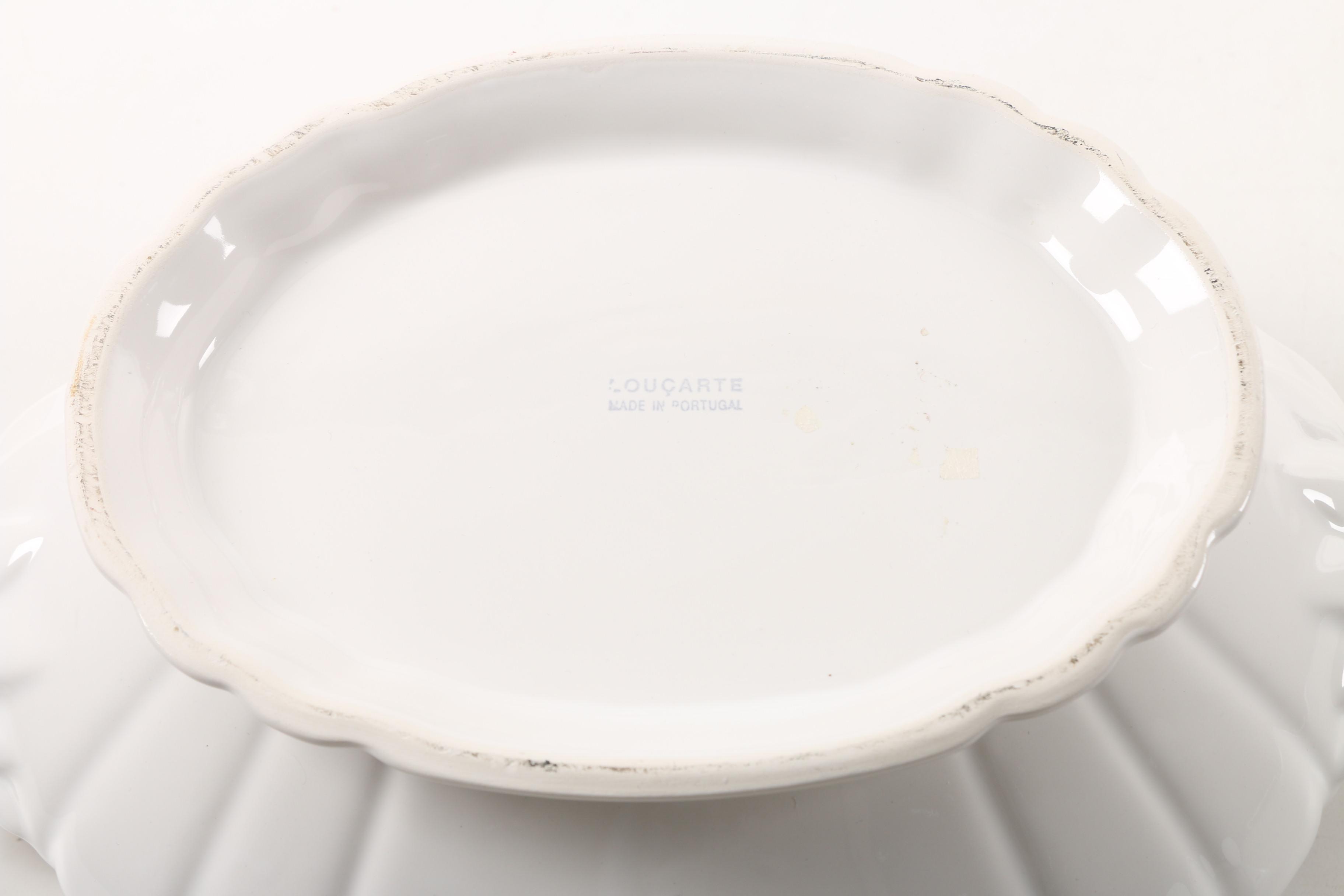 Portuguese Louçarte Ceramic Soup Tureen