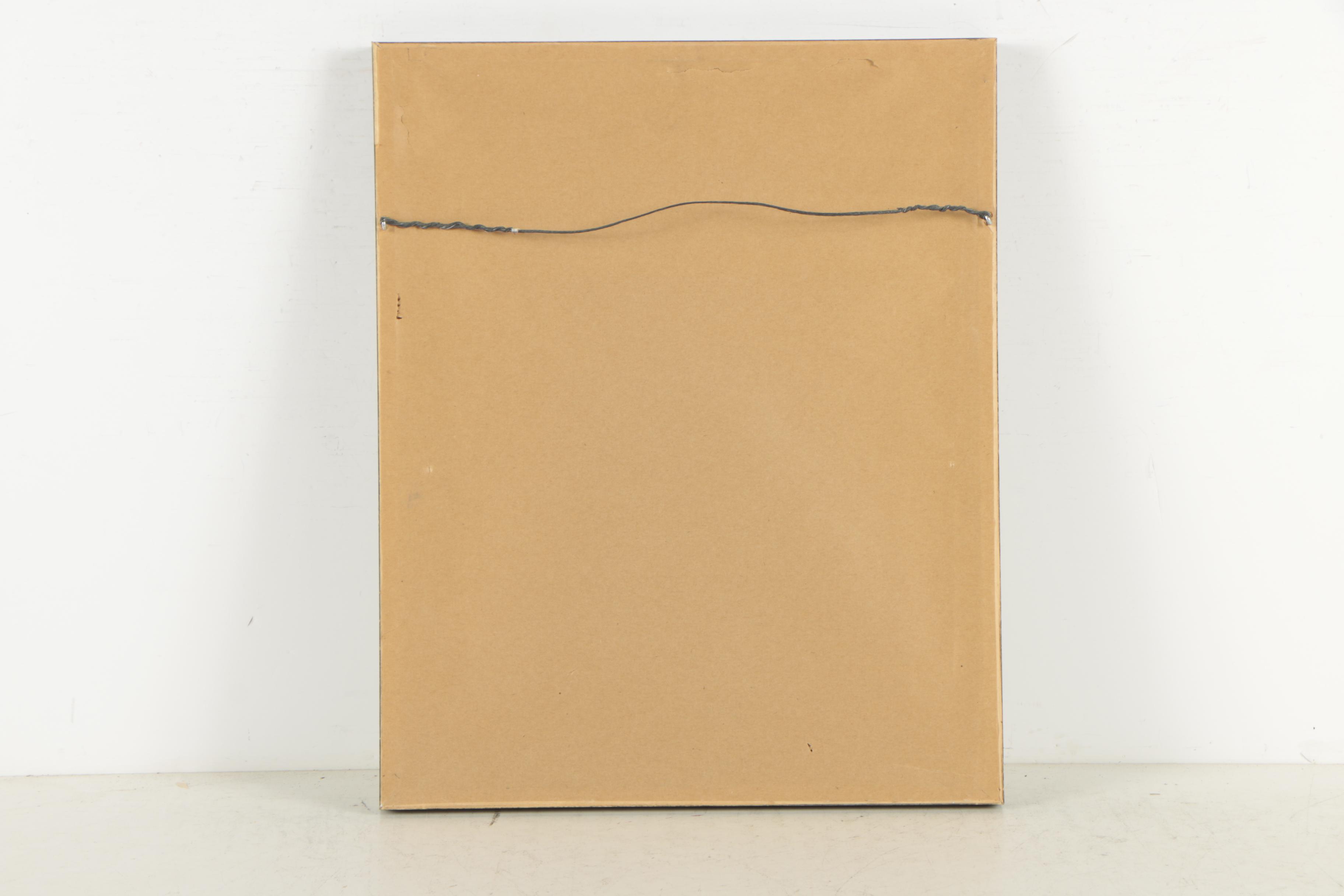 Circa 1975 Lithograph After Doug Tope of Farm Landscape