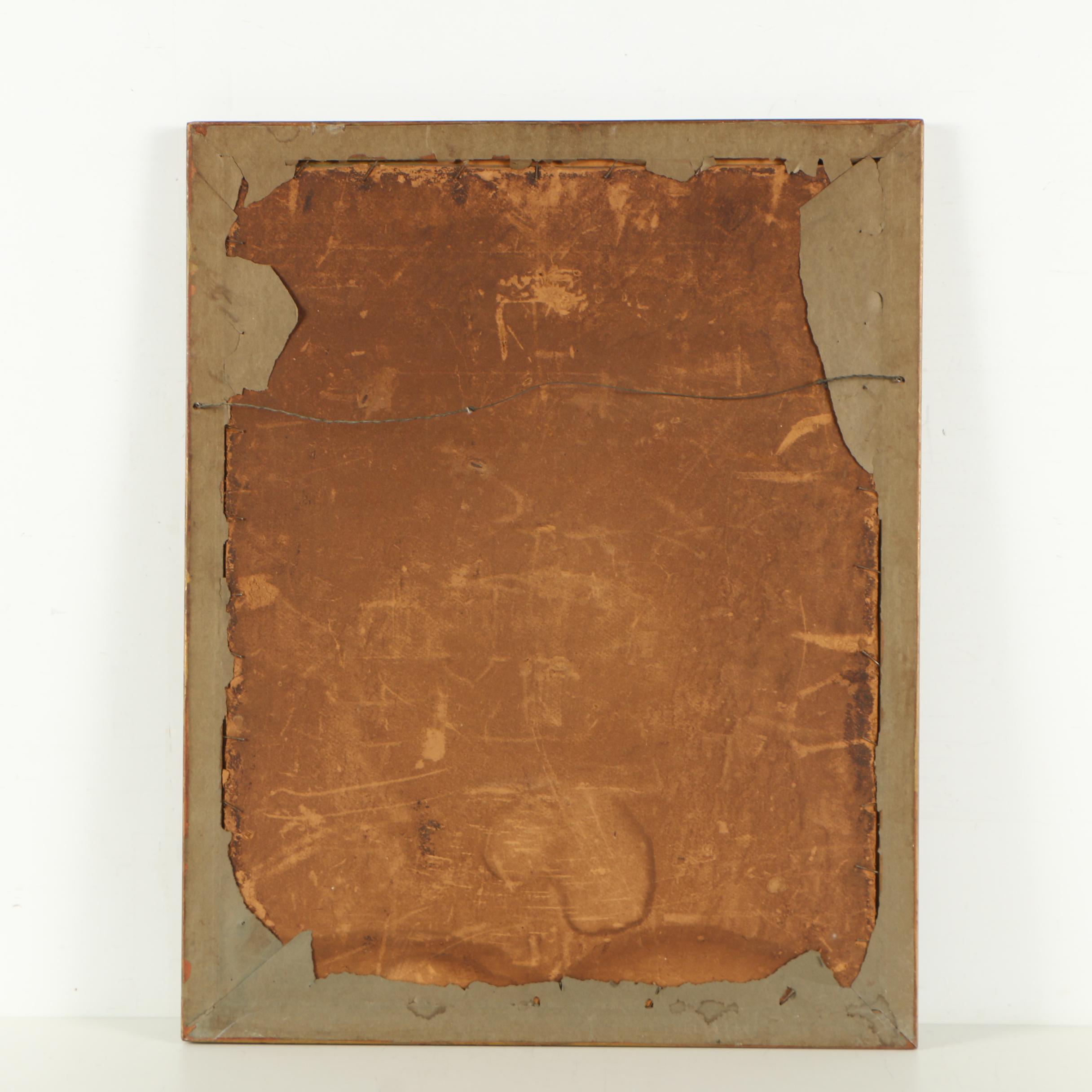 Chromolithograph After Carl Mauch "Sacred Heart of Jesus"