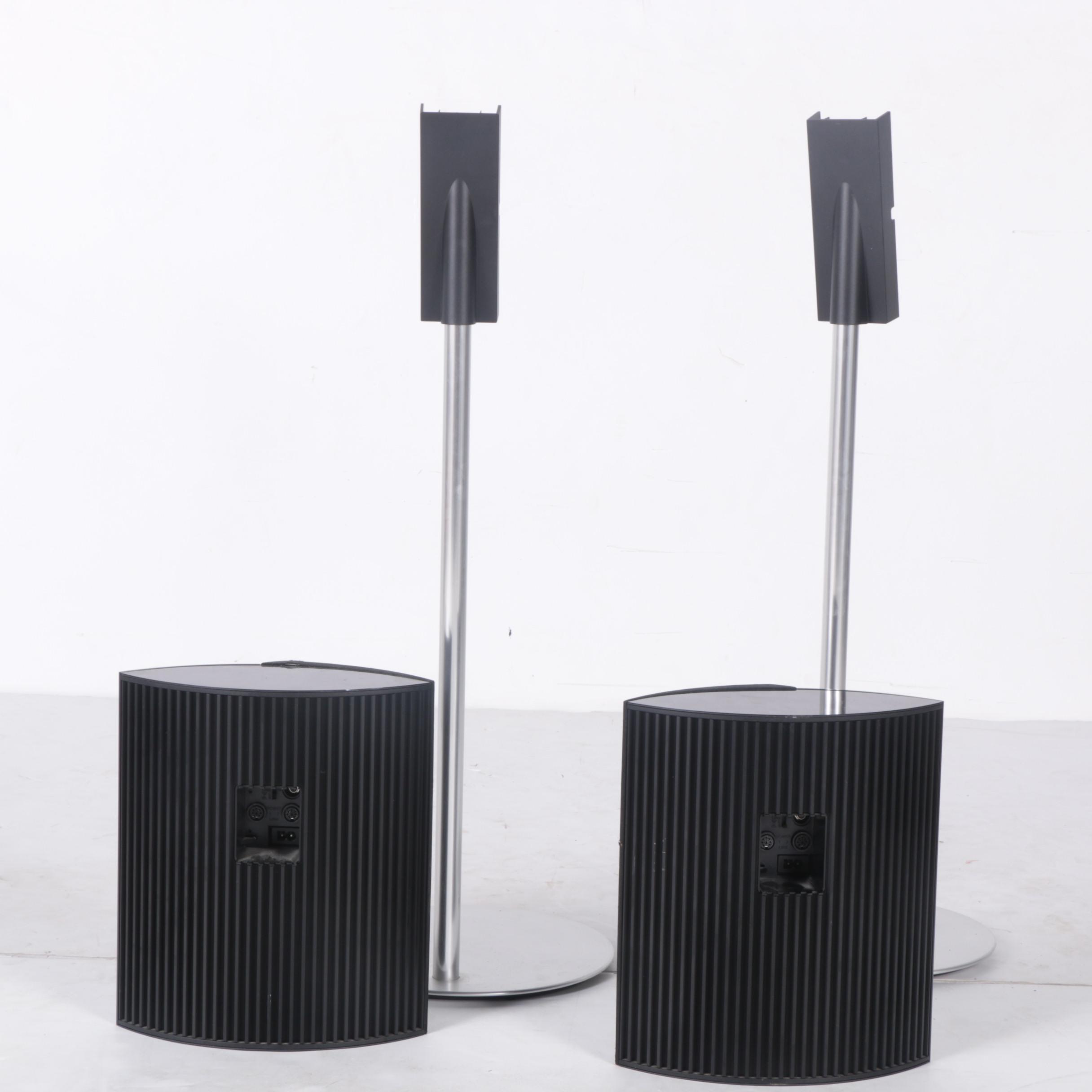 Bang & Olufsen BeoLab 4000 Speakers with Stands and Cords