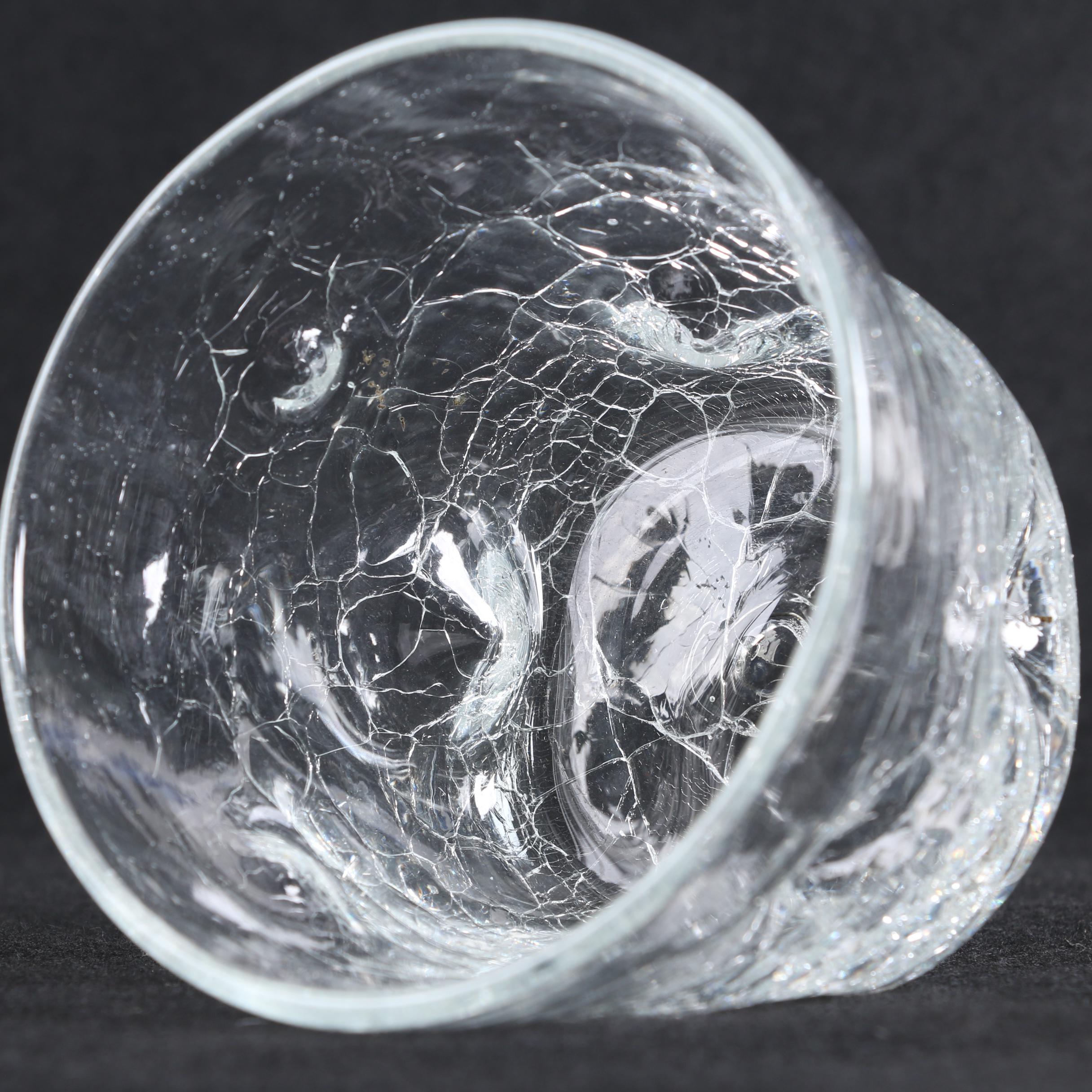 White House Vinegar Pressed Glass Cruet Bottle with Other Glassware