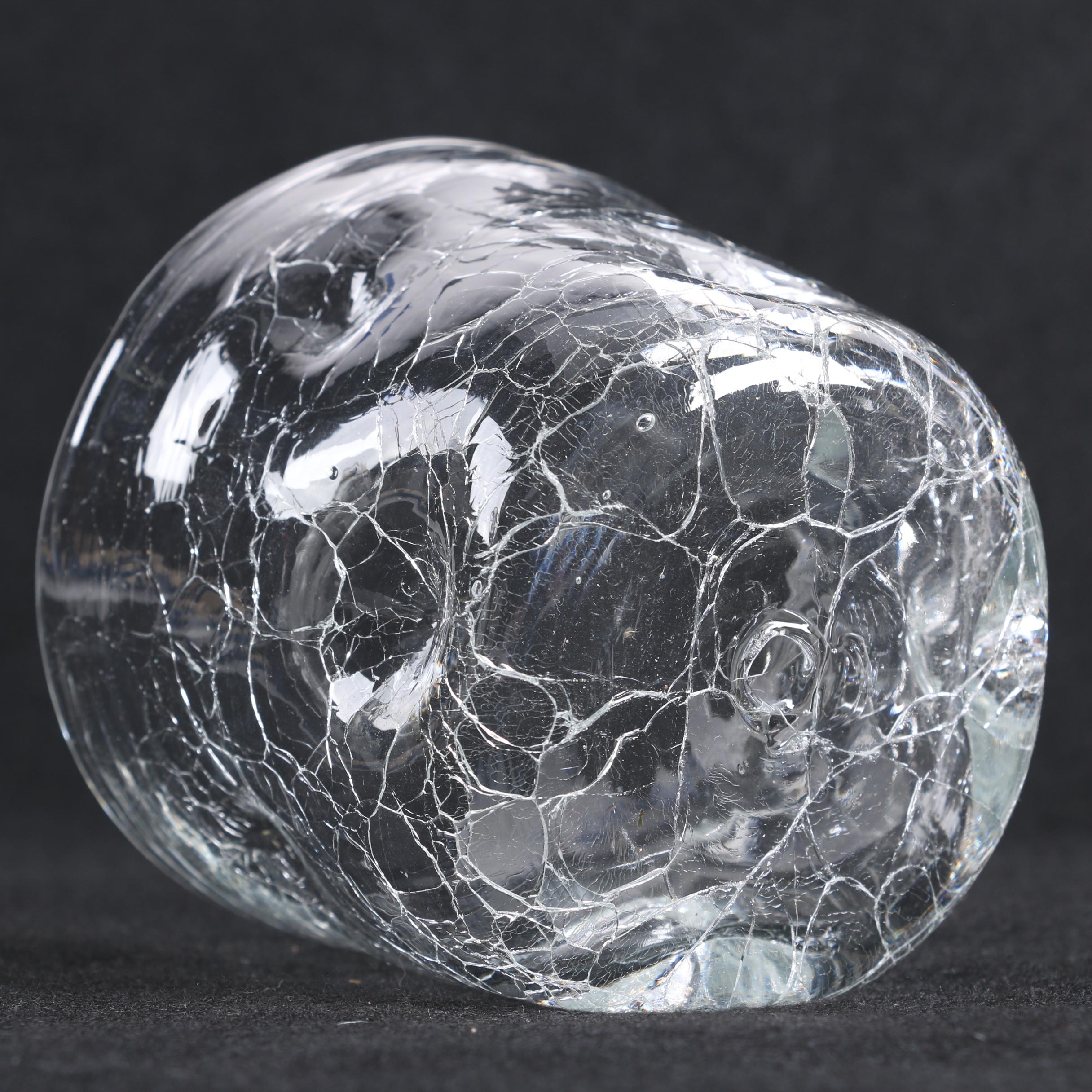 White House Vinegar Pressed Glass Cruet Bottle with Other Glassware