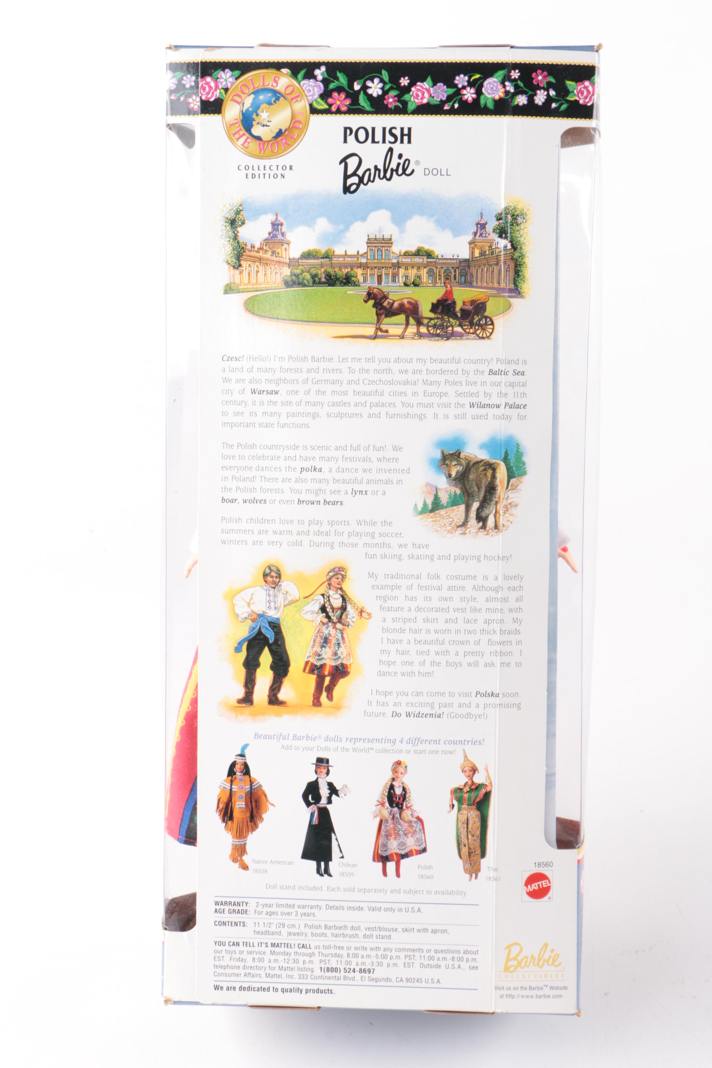 Mattel Limited Edition Barbie Dolls Featuring "Escada"