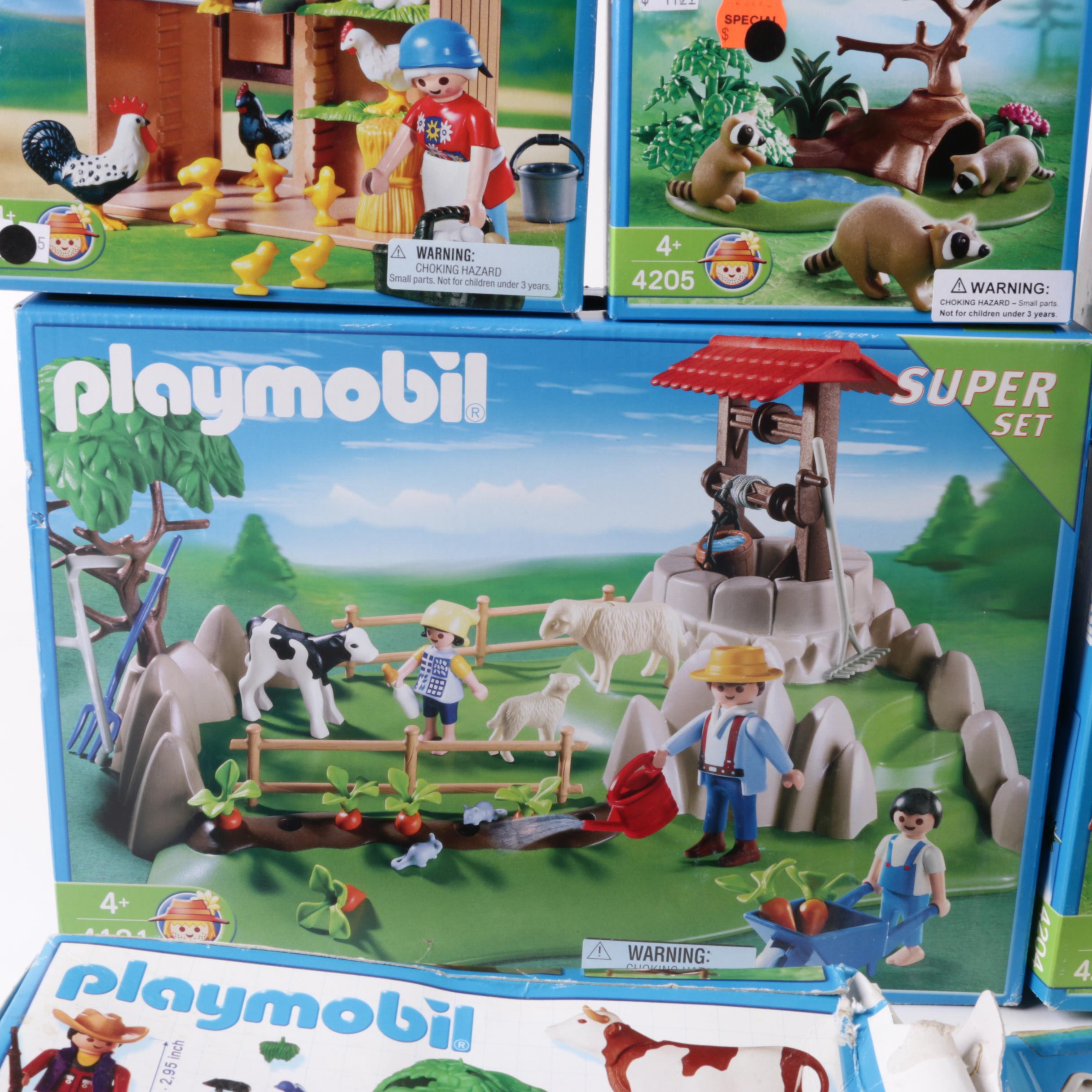 Playmobil Farm Themed Playsets