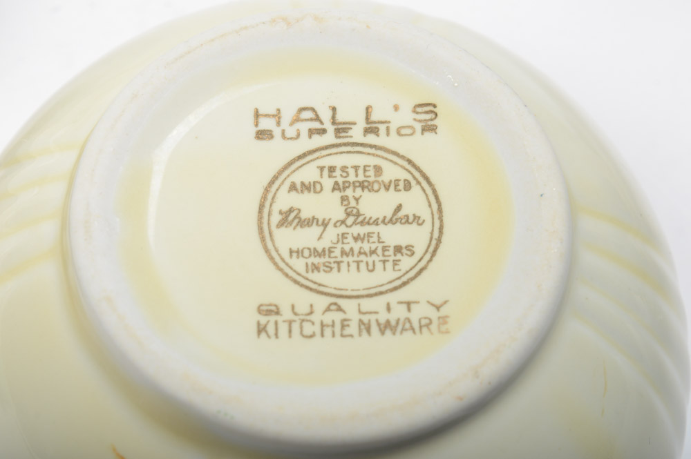 Vintage Hull, Delft, and Fiestaware Tableware