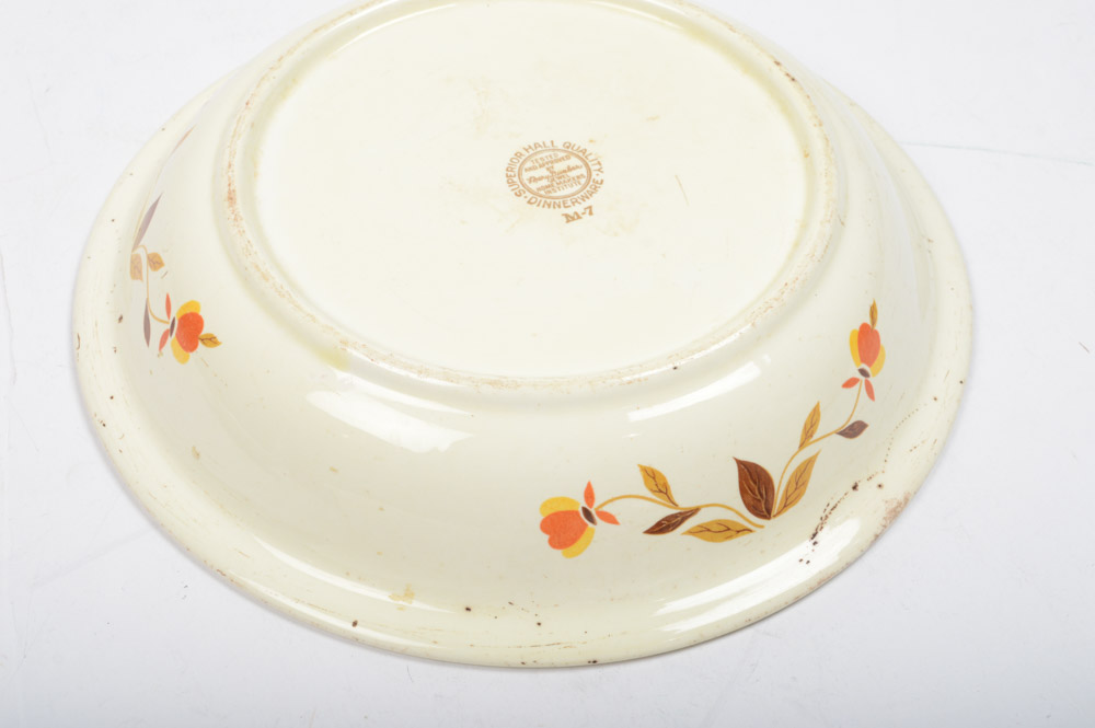 Vintage Hull, Delft, and Fiestaware Tableware