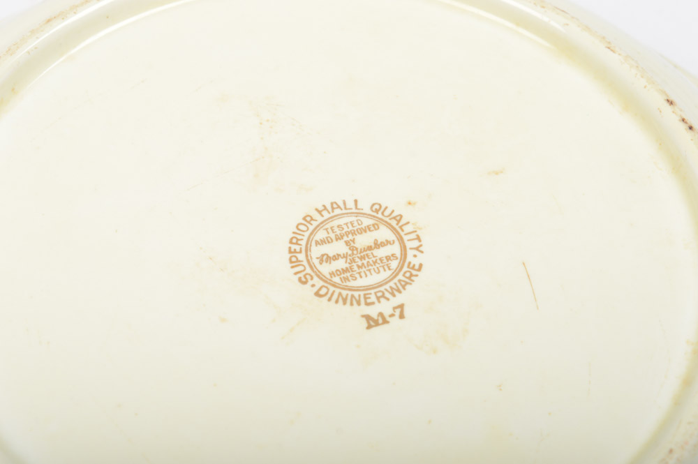 Vintage Hull, Delft, and Fiestaware Tableware