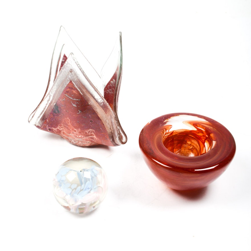 Hand-Blown Glass by Kosta Boda and Jones Glassworks