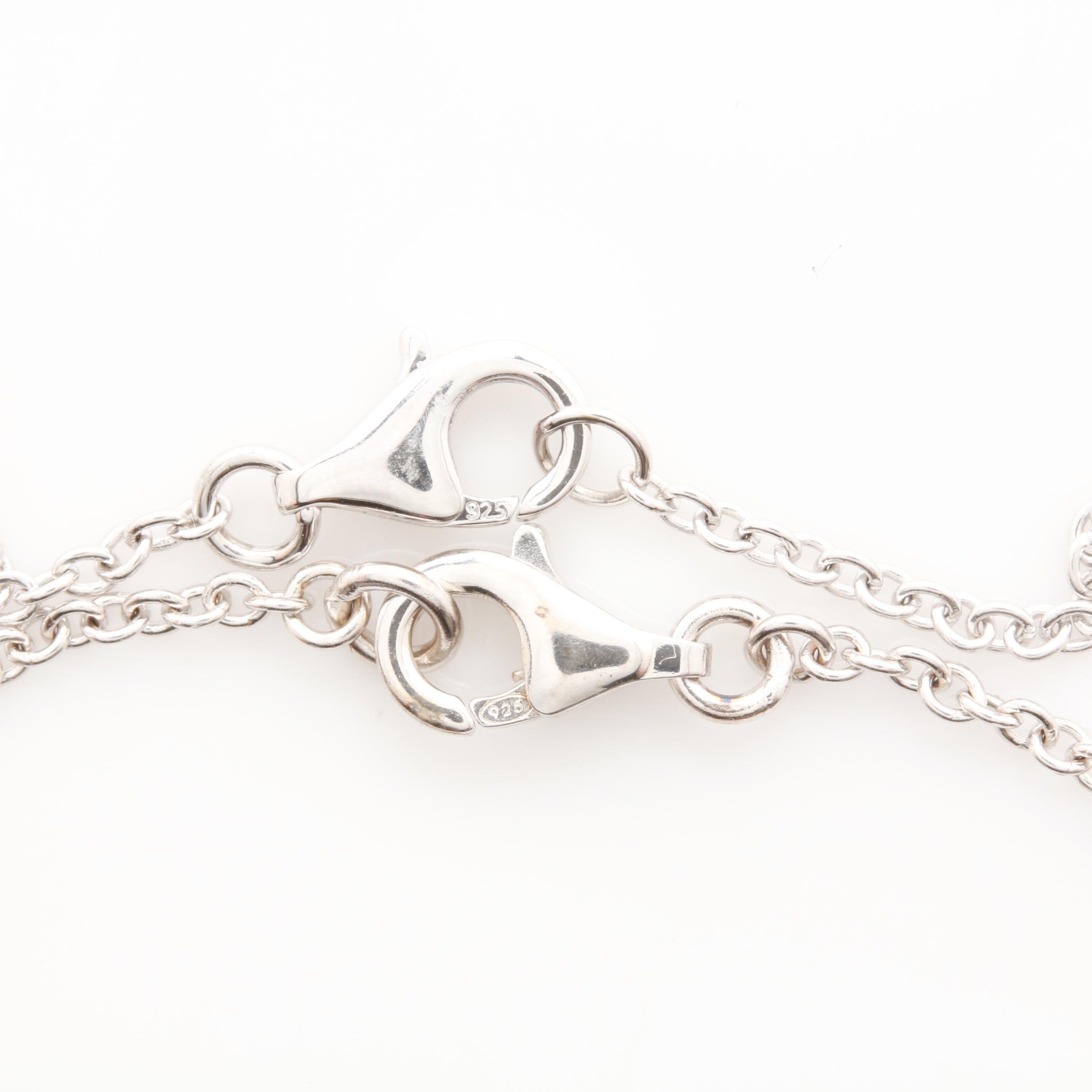 Sterling Silver and Cubic Zirconia R2-D2 Pendant Necklace Selection