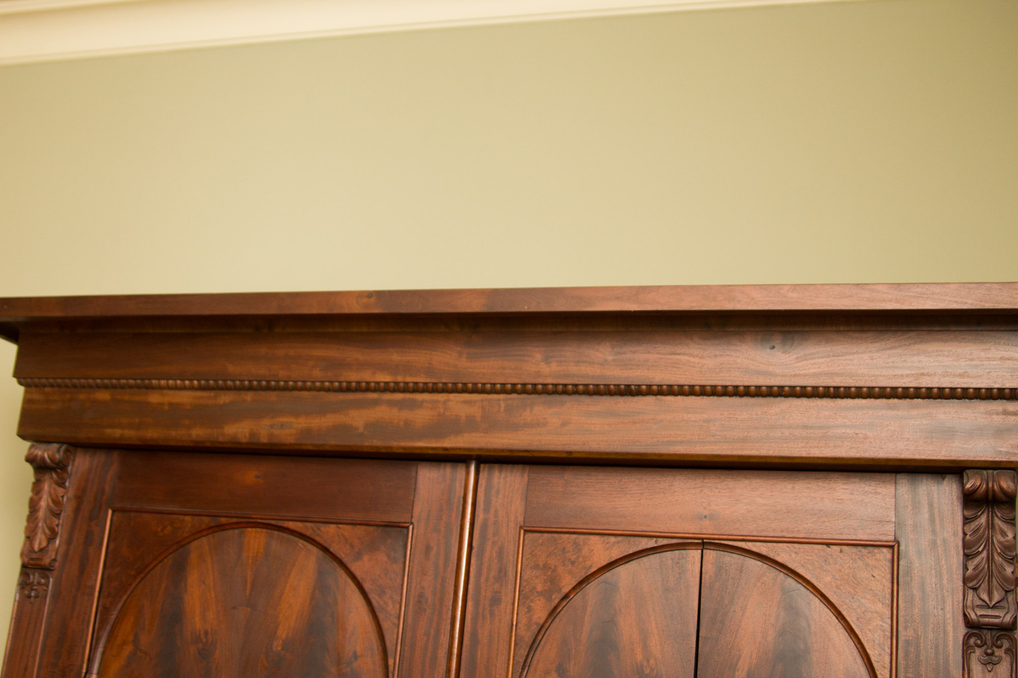 French Mahogany Armoire, circa 1860: Napoleon III