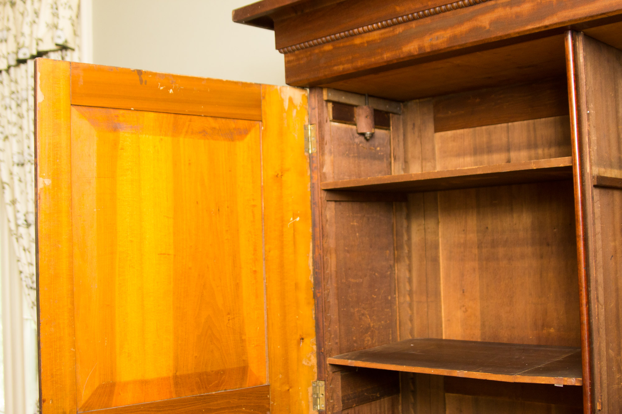 French Mahogany Armoire, circa 1860: Napoleon III