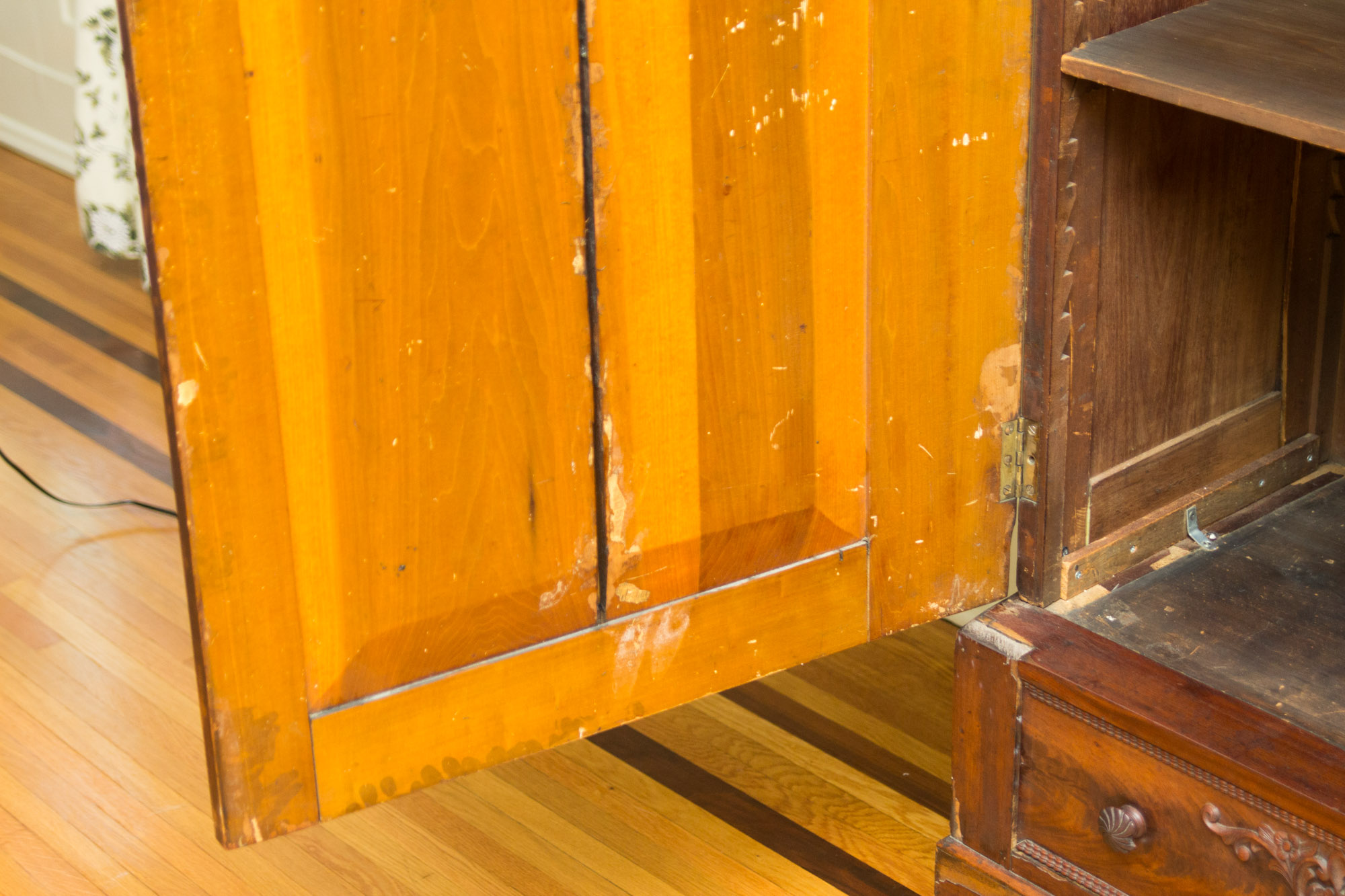 French Mahogany Armoire, circa 1860: Napoleon III