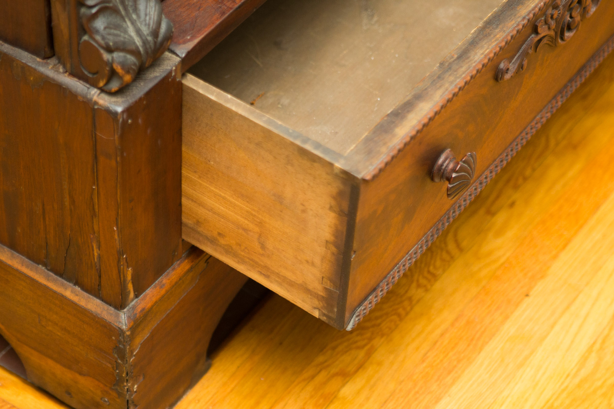 French Mahogany Armoire, circa 1860: Napoleon III