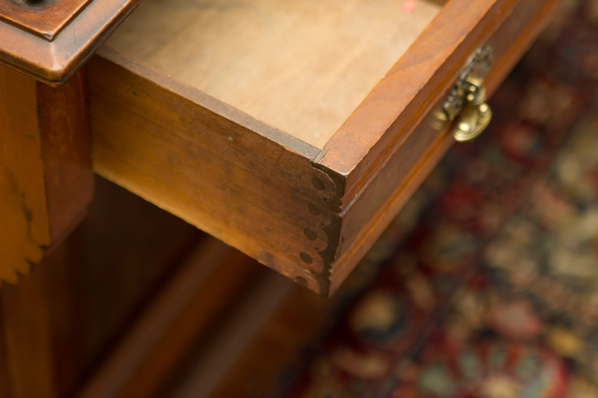 Antique Eastlake Walnut Cylinder Roll Top Desk