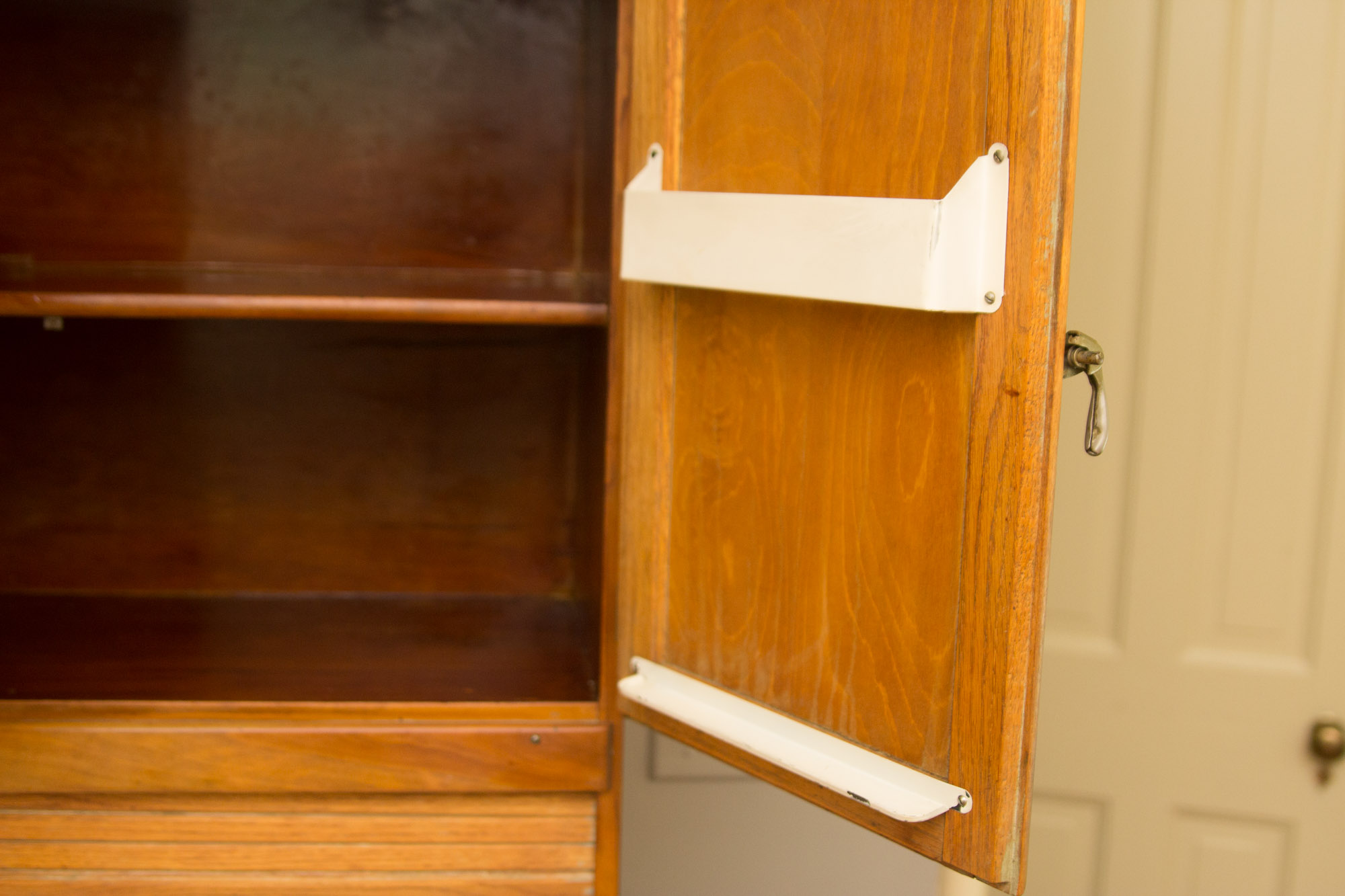 Vintage Oak Hoosier Style Kitchen Cabinet by Sellers