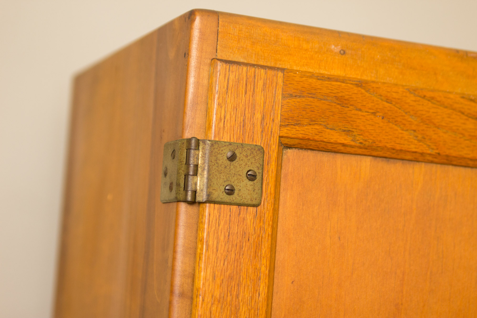 Vintage Oak Hoosier Style Kitchen Cabinet by Sellers