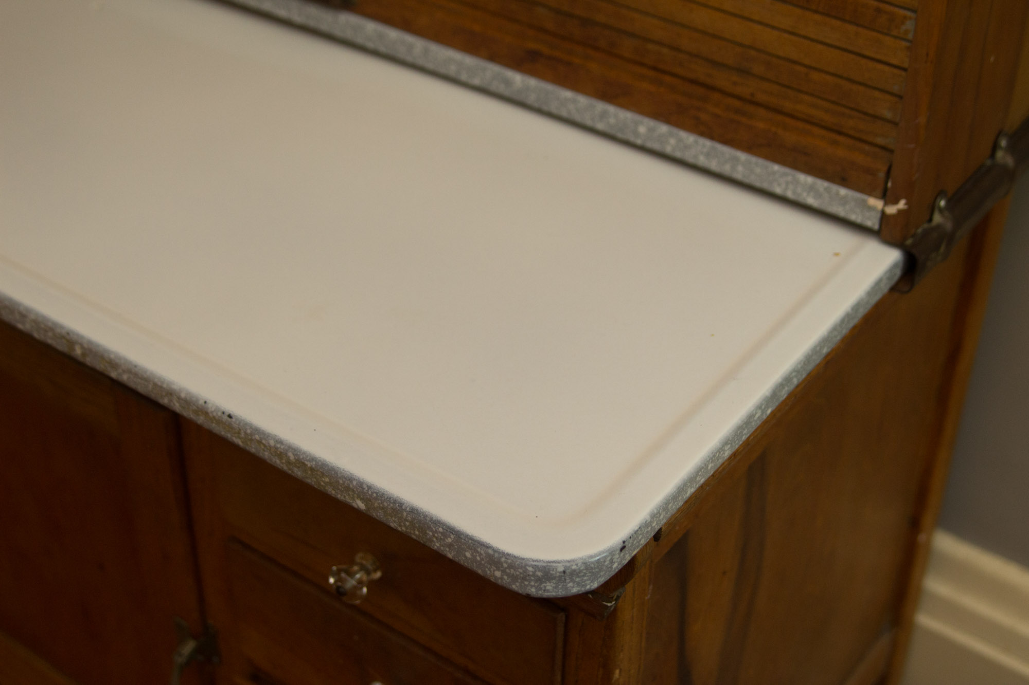 Vintage Oak Hoosier Style Kitchen Cabinet by Sellers