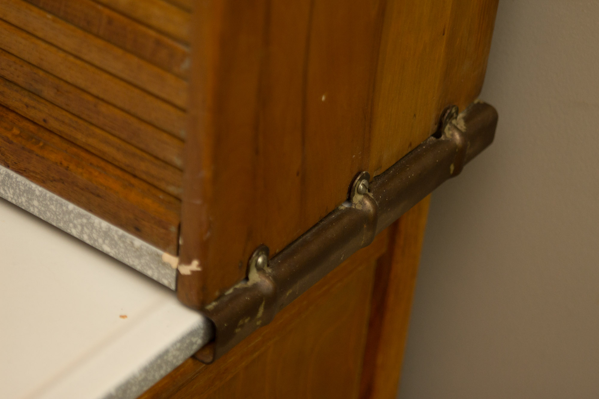 Vintage Oak Hoosier Style Kitchen Cabinet by Sellers