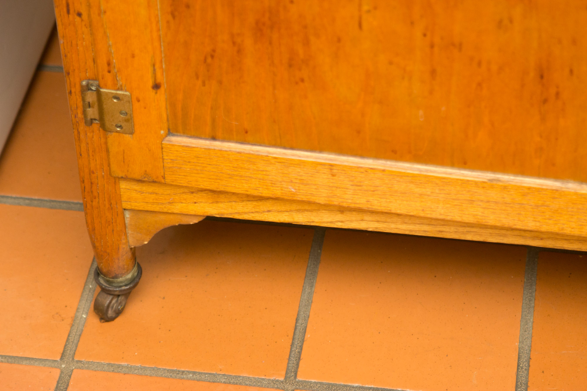 Vintage Oak Hoosier Style Kitchen Cabinet by Sellers