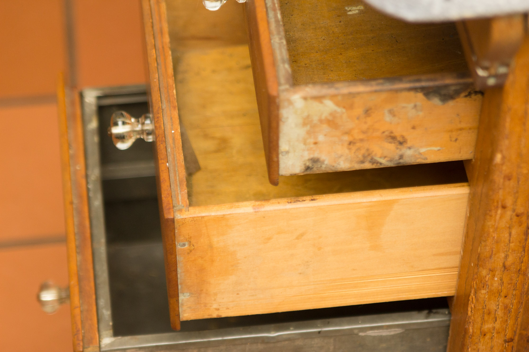 Vintage Oak Hoosier Style Kitchen Cabinet by Sellers