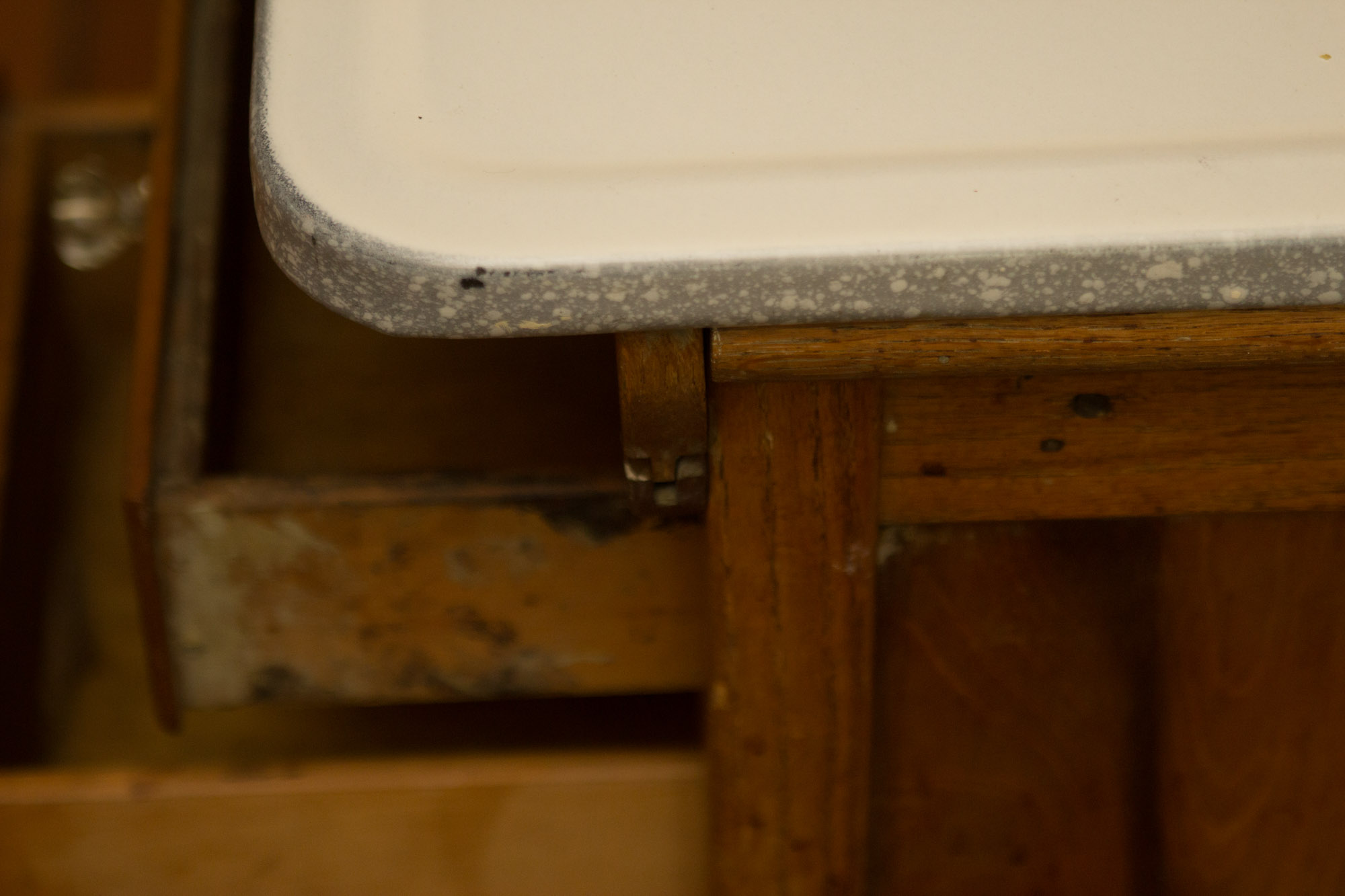 Vintage Oak Hoosier Style Kitchen Cabinet by Sellers