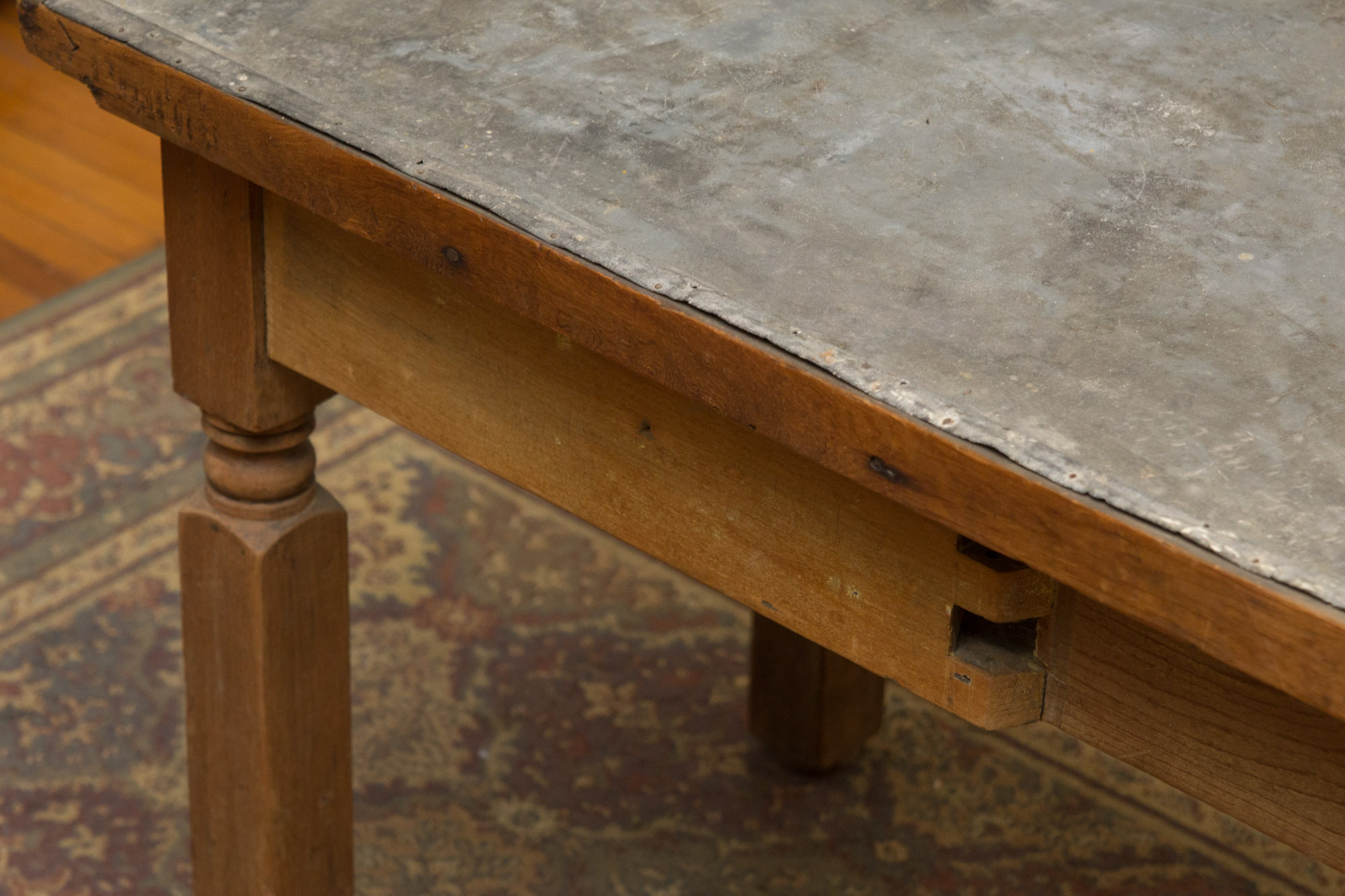 Vintage Metal Topped Table