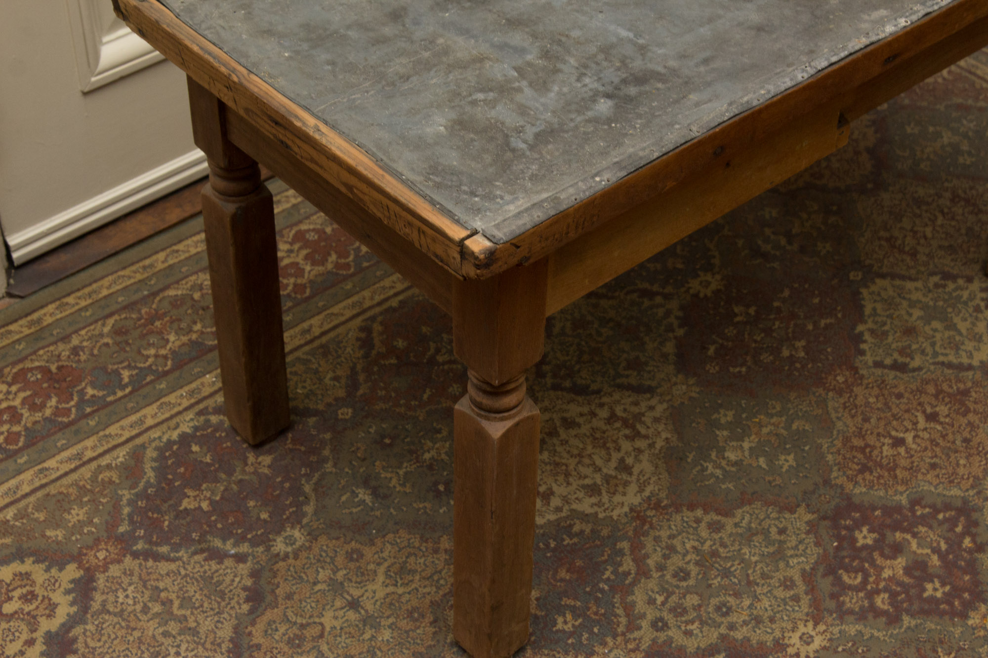 Vintage Metal Topped Table