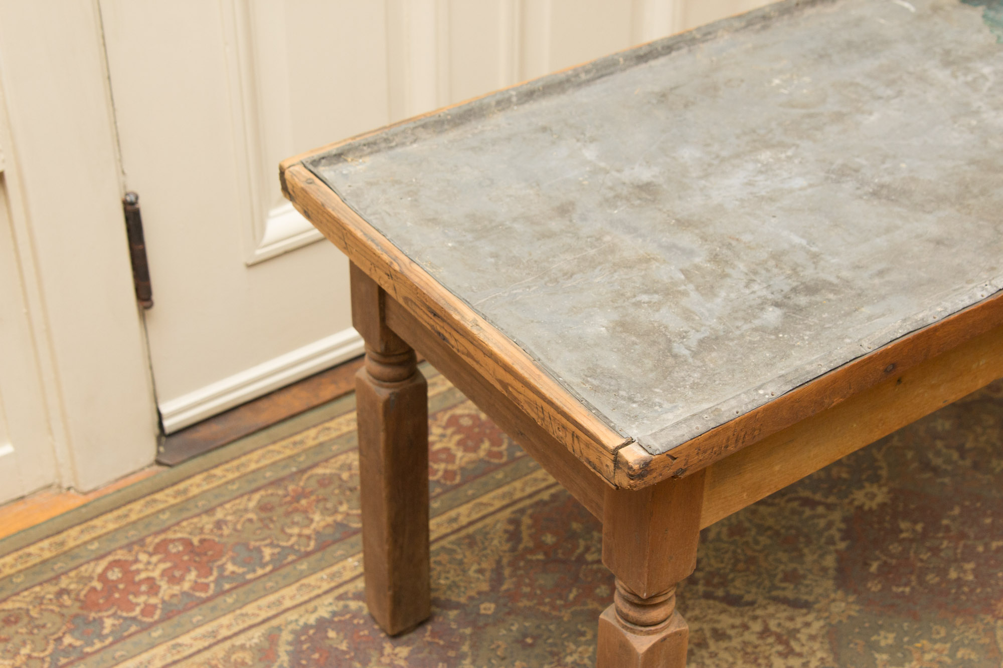 Vintage Metal Topped Table