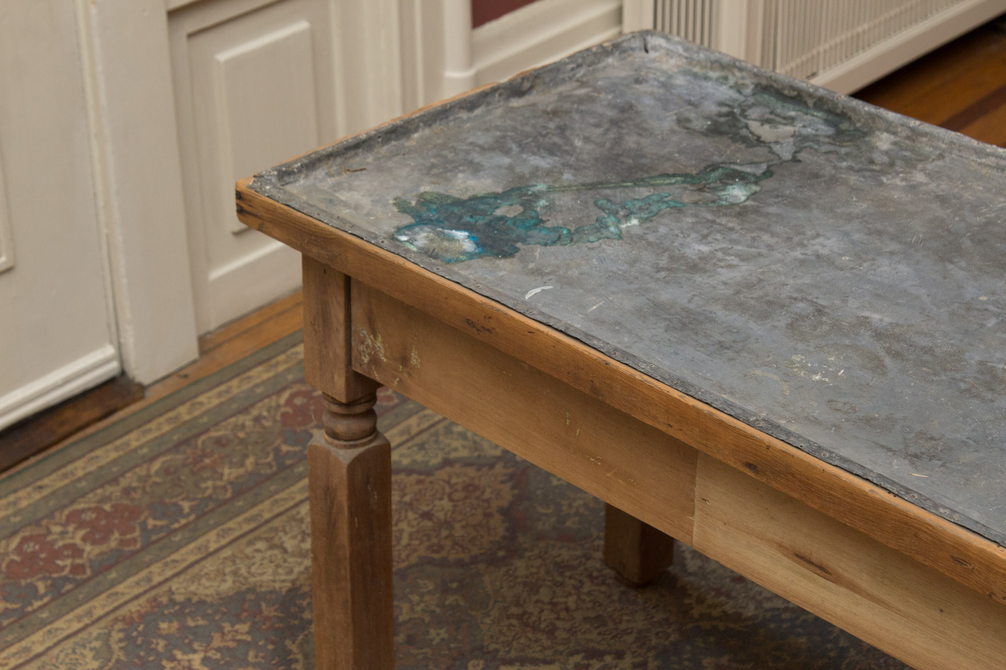 Vintage Metal Topped Table