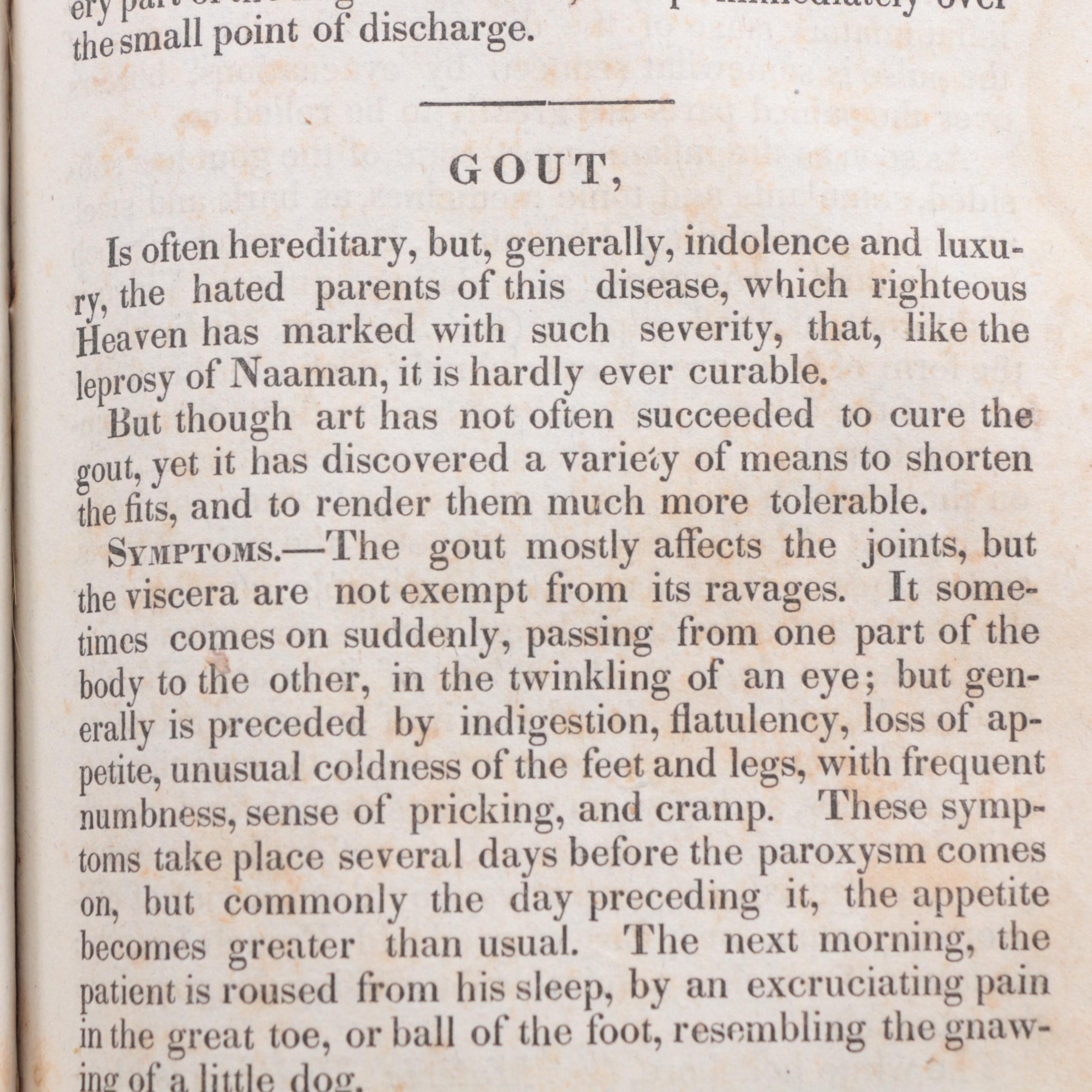 1838 "The Family Physician" and 1876  "On Nasal Catarrh"