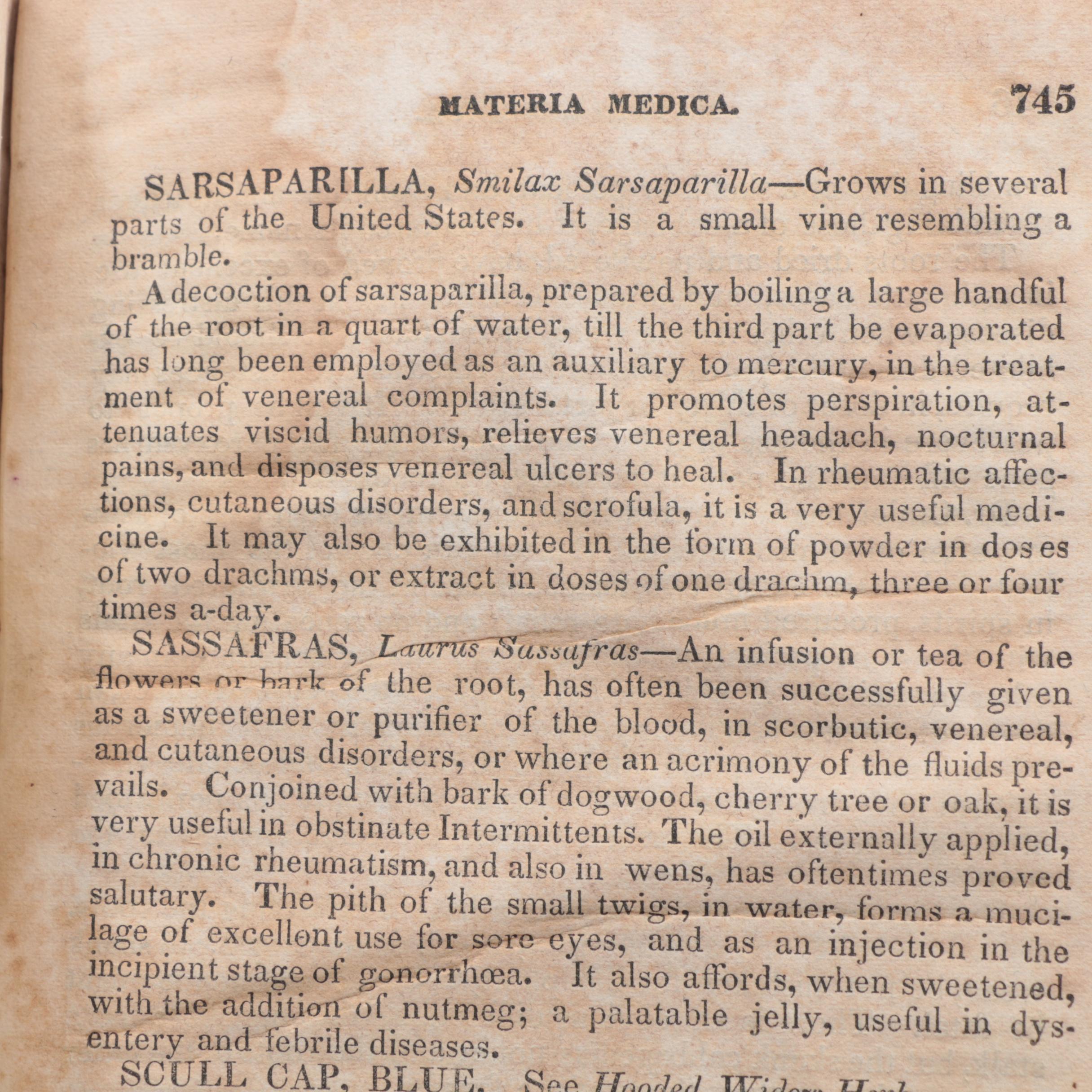 1838 "The Family Physician" and 1876  "On Nasal Catarrh"