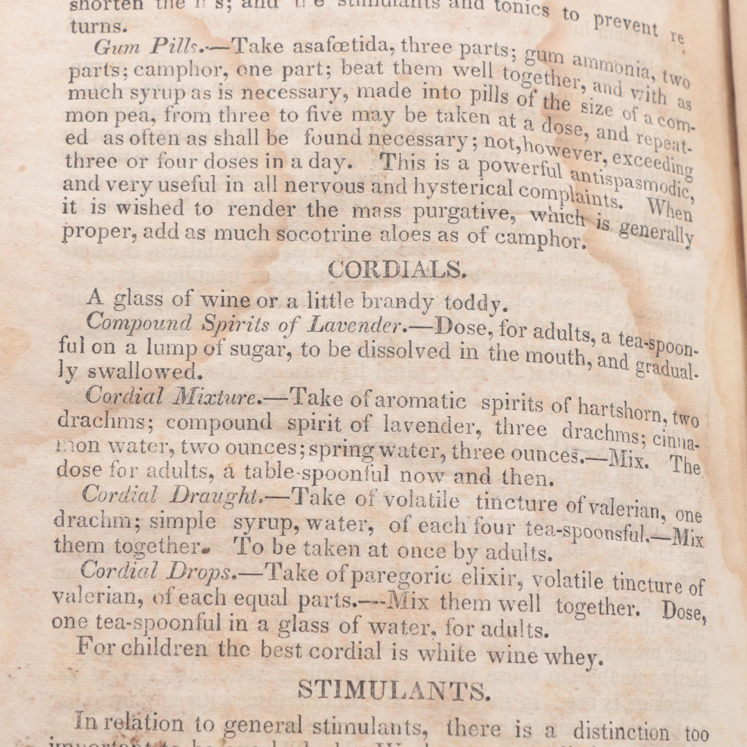 1838 "The Family Physician" and 1876  "On Nasal Catarrh"