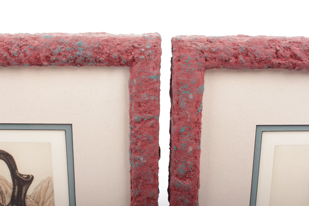 Dorothy Lundquist Hand Colored Etchings