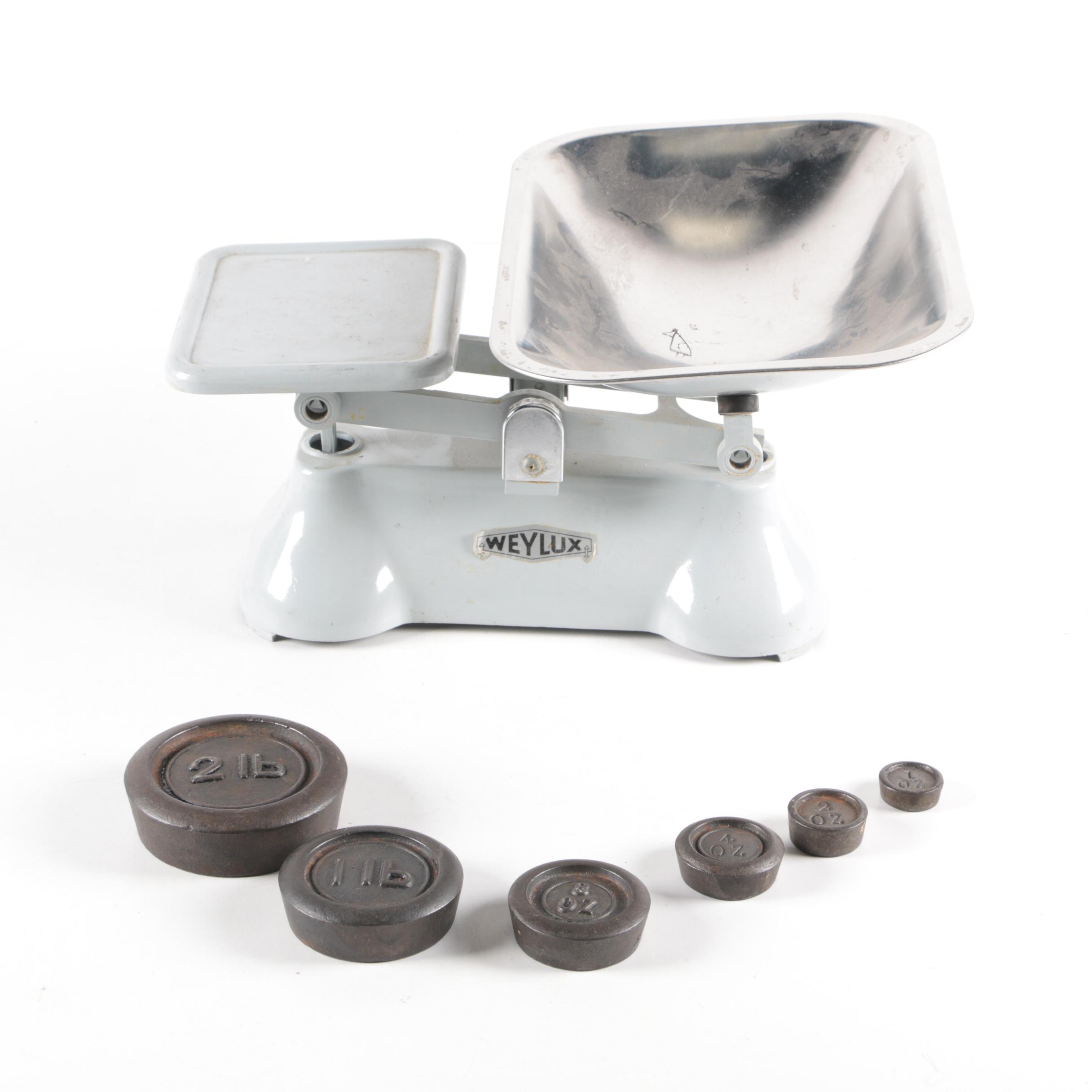 Fereday Weylux "The Queen" Kitchen Scale and Weights
