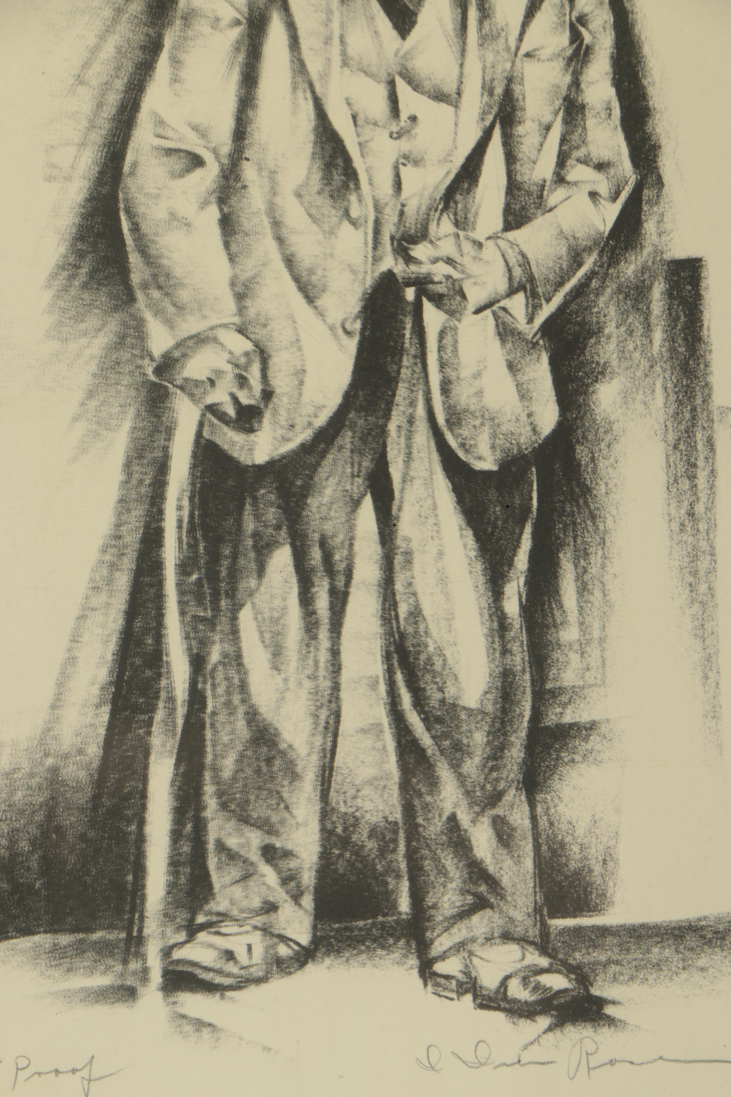 Iver Rose Lithograph